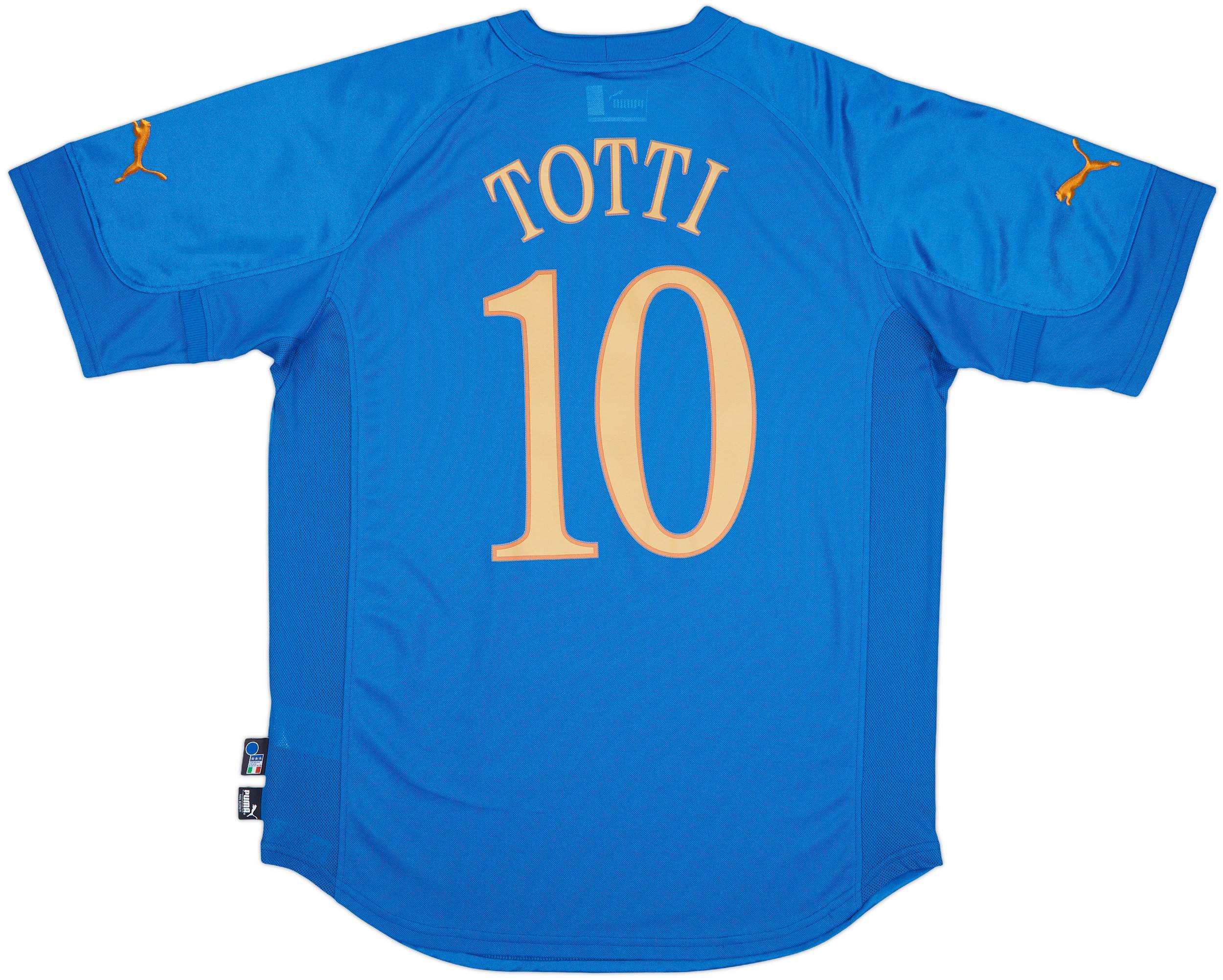 2004-06 Italy Home Shirt Totti #10 (XL)