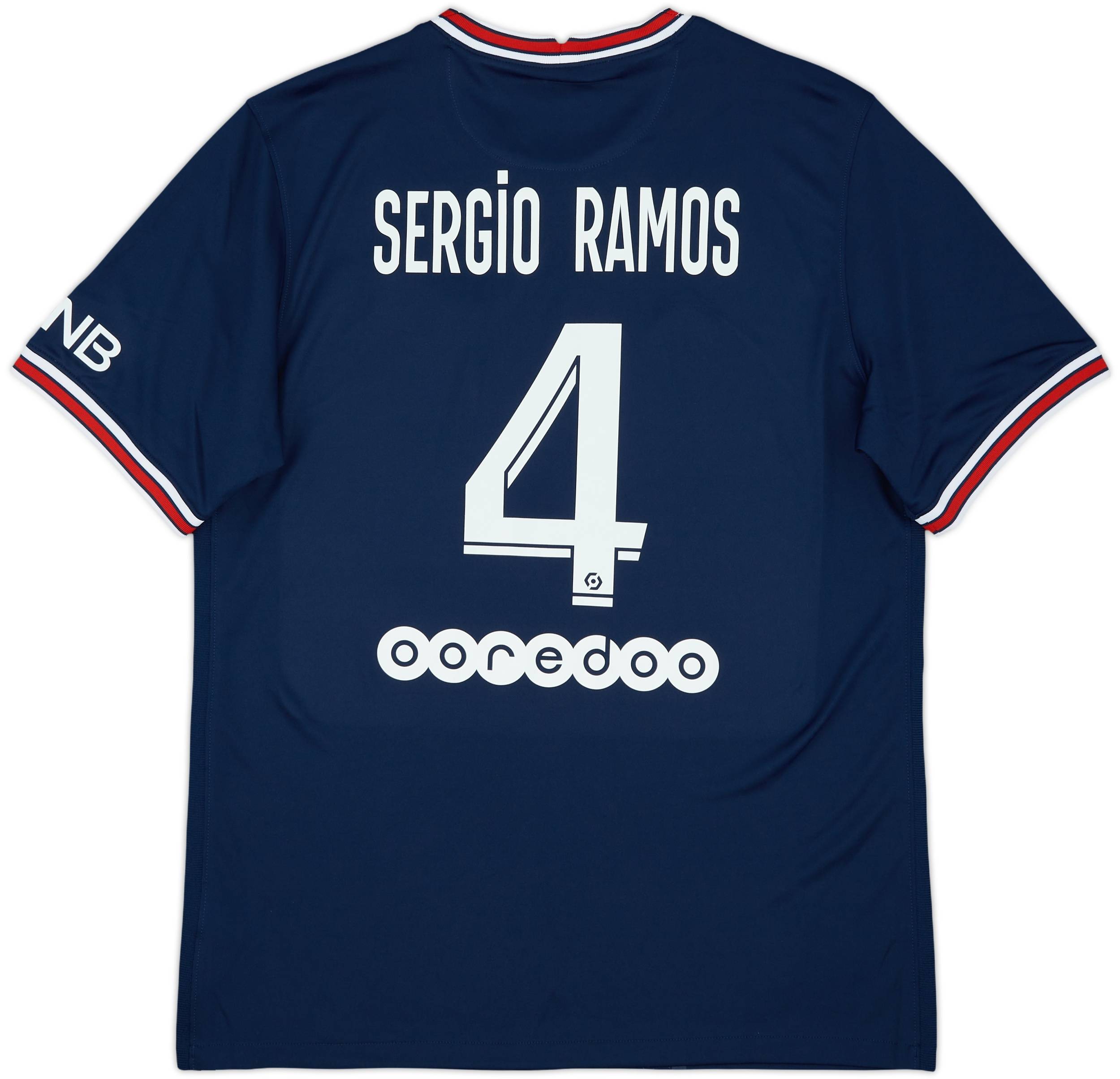 2021-22 Paris Saint-Germain Home Shirt Sergio Ramos #4 (L)