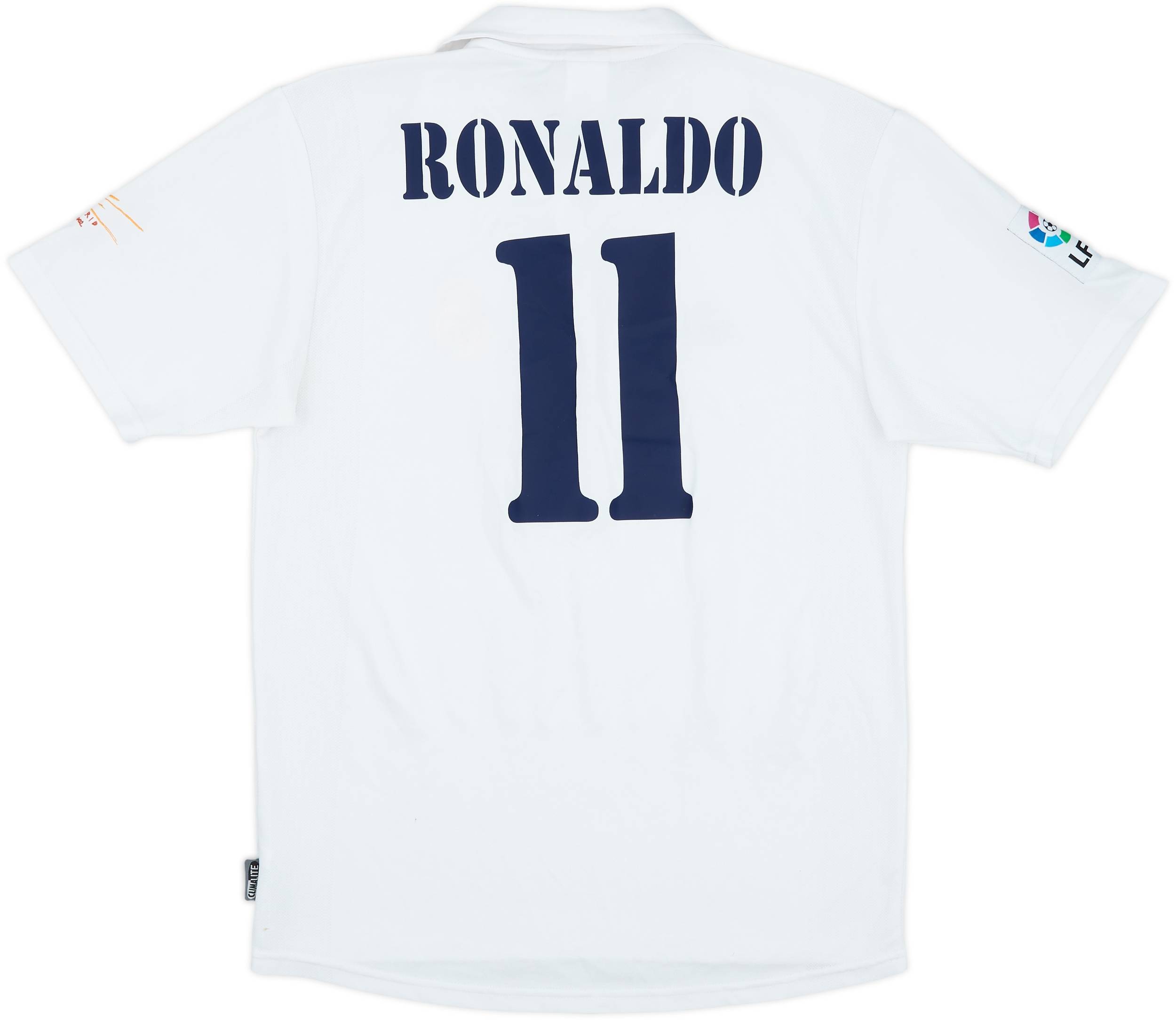 2002-03 Real Madrid Centenary Home Shirt Ronaldo #11 - 4/10 - (S)