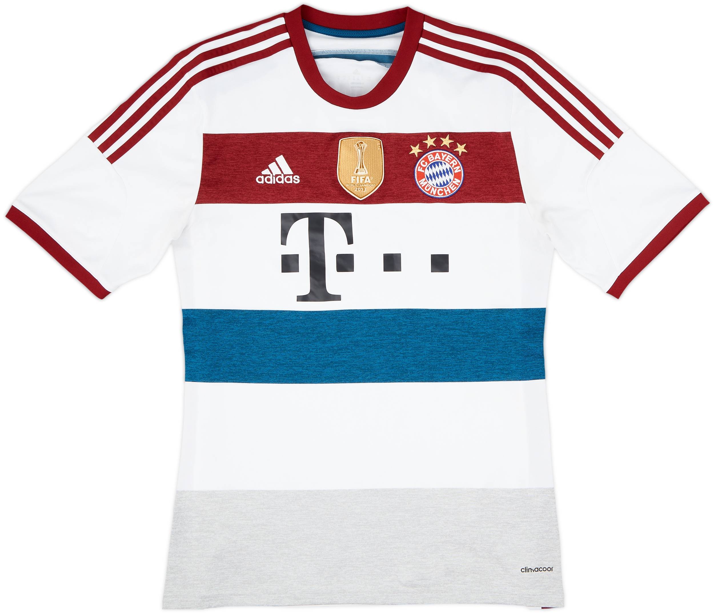 未使用美品！14/15 アウェイ FC BAYERN MUNCHEN サッカー 2014-15 Bayern Munich Away Shirt - 5/10 - (M)