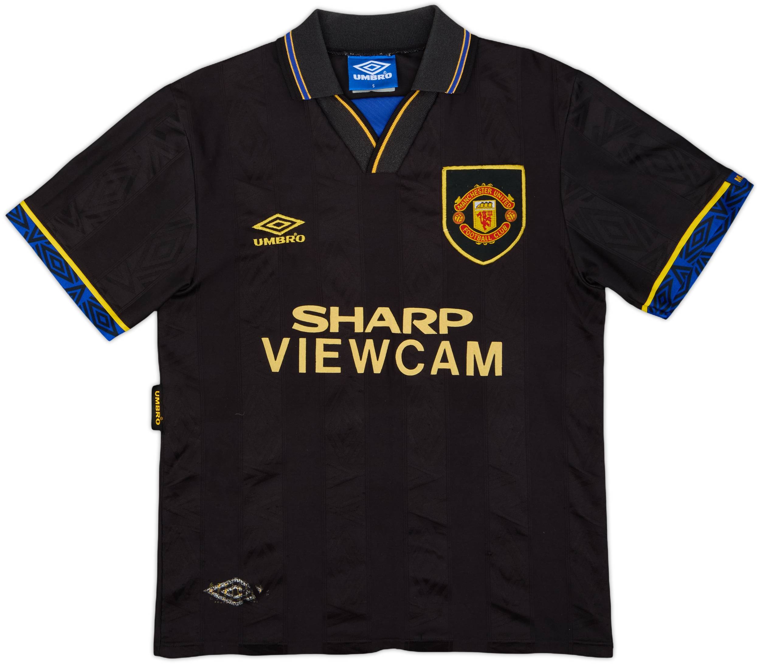 1993-95 Manchester United Away Shirt Cantona #7 - 8/10 - (S)