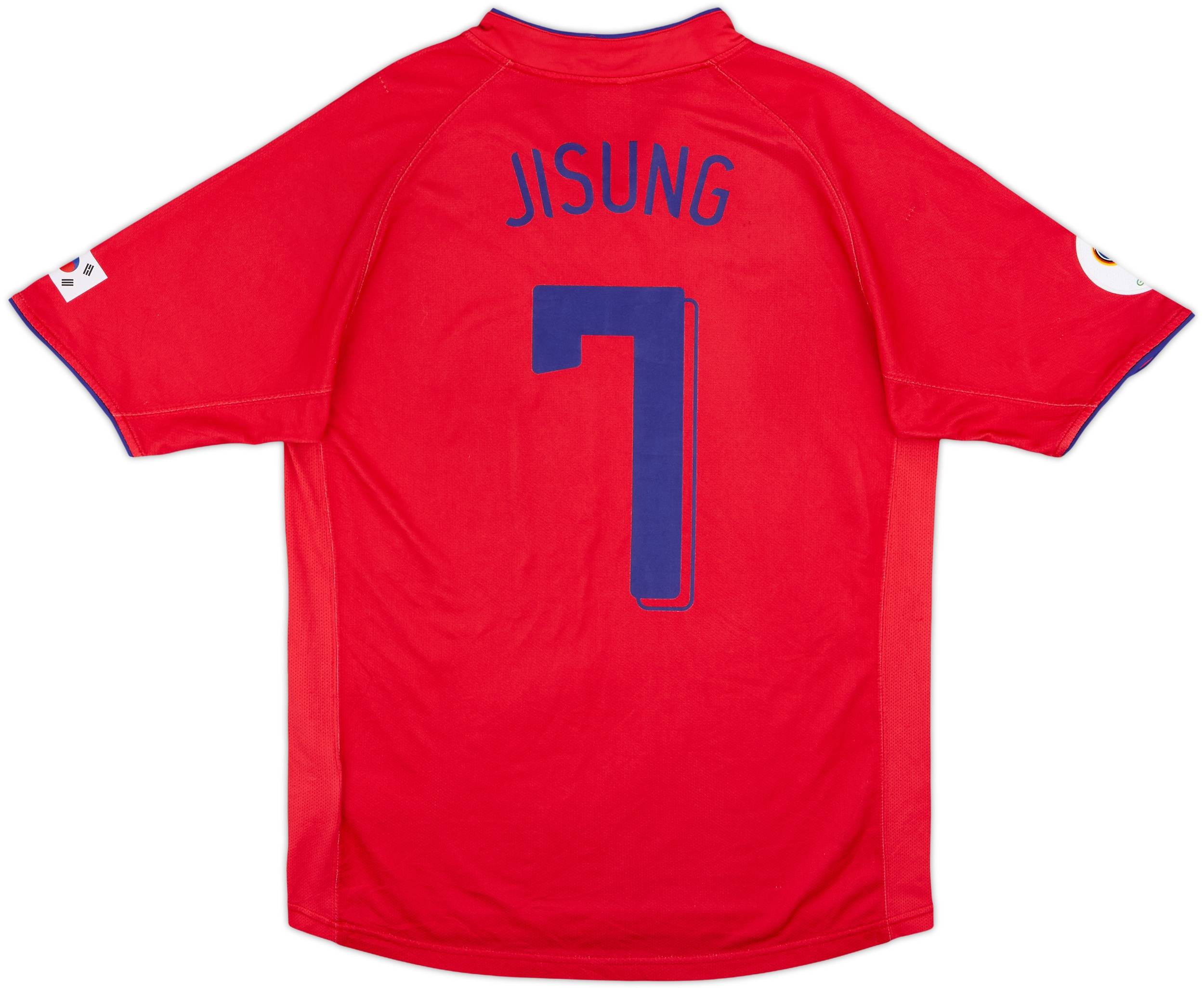 2006-08 South Korea Home Shirt Ji Sung #7 - 6/10 - (M)