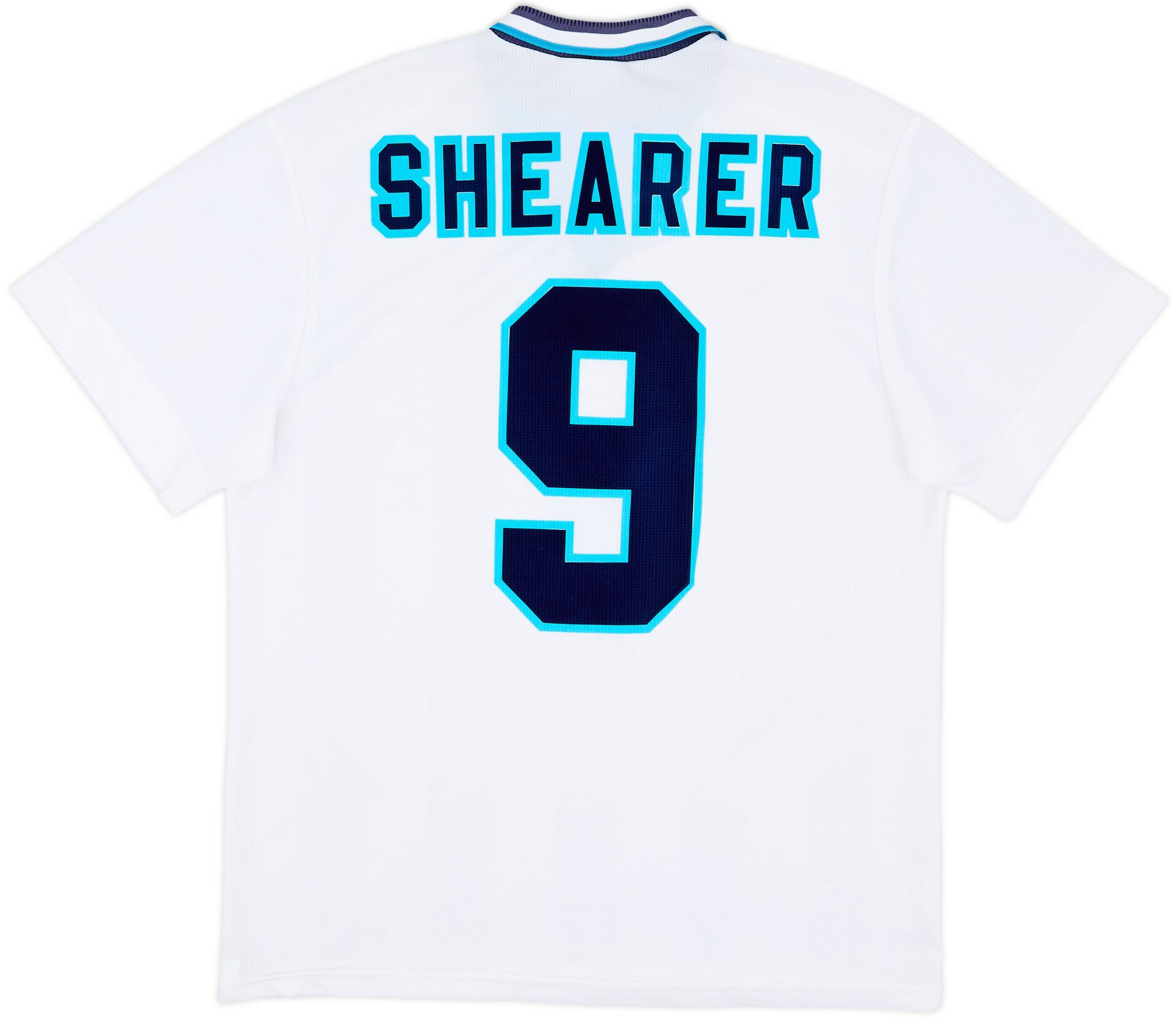 1995-97 England Home Shirt Shearer #9 - 8/10 - (L)