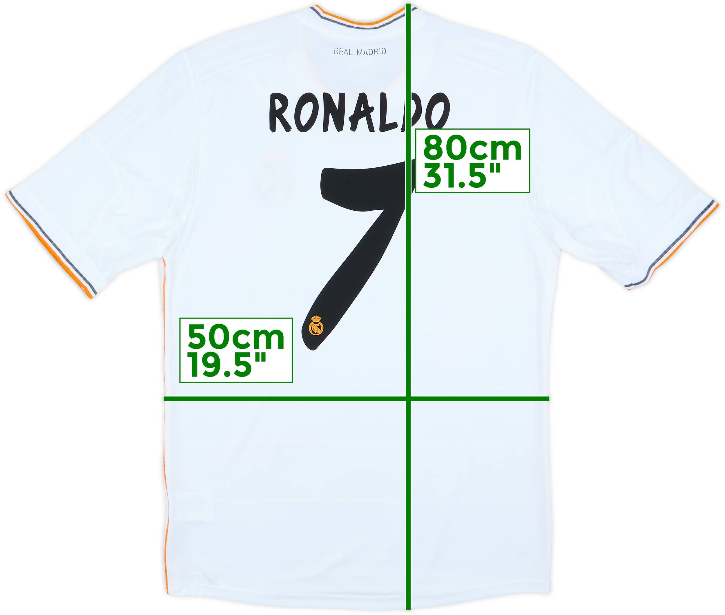2013-14 Real Madrid Home Shirt Ronaldo #7 (L)