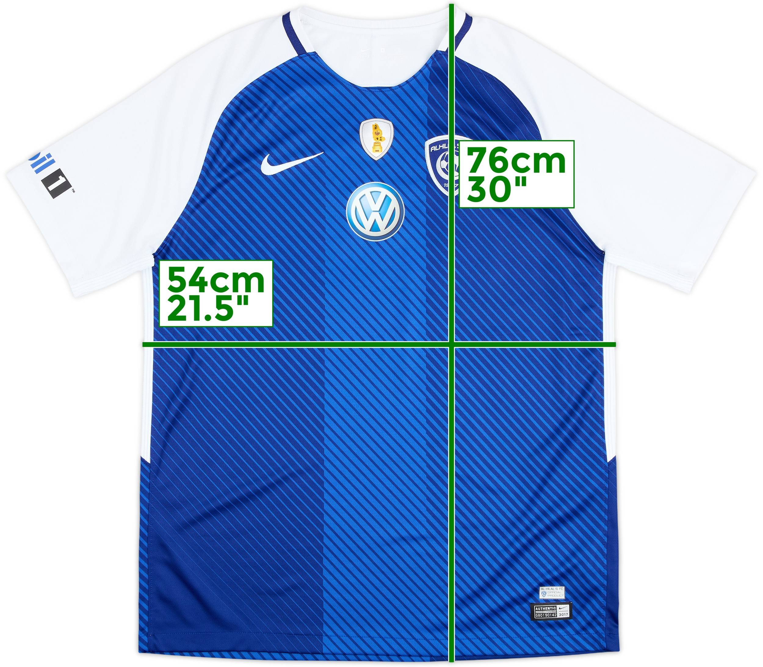 2017-18 Al Hilal Home Shirt - 9/10 - (L)