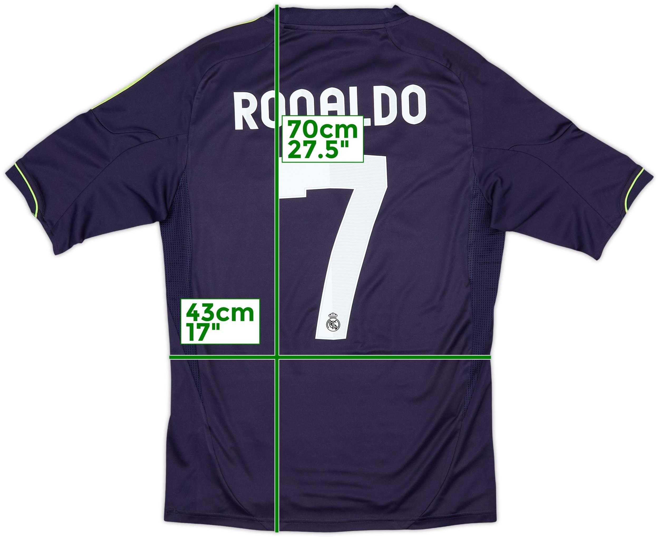 2012-13 Real Madrid Away Shirt Ronaldo #7 - 6/10 - (S)