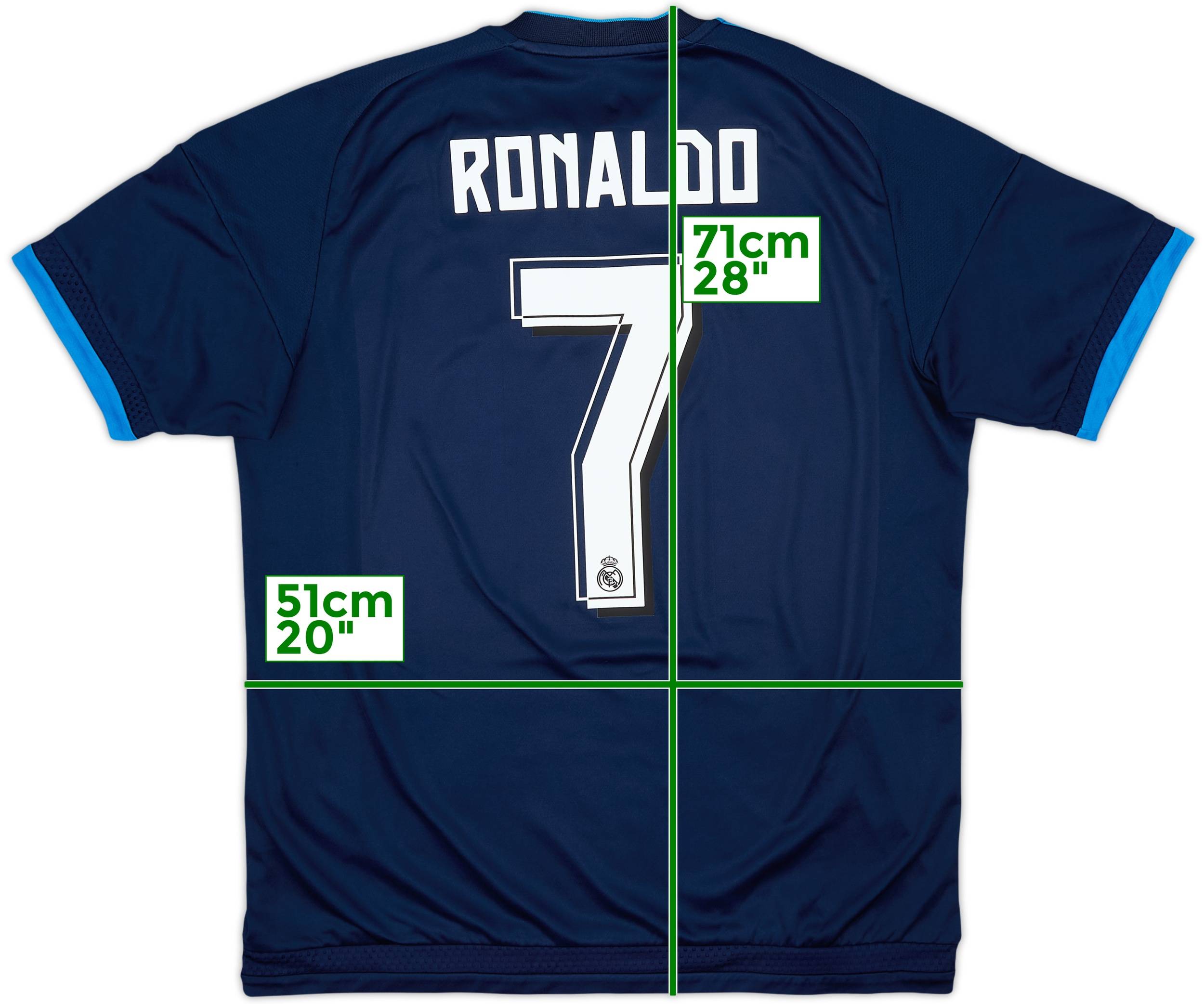 2015-16 Real Madrid Third Shirt Ronaldo #7 - 8/10 - (M)
