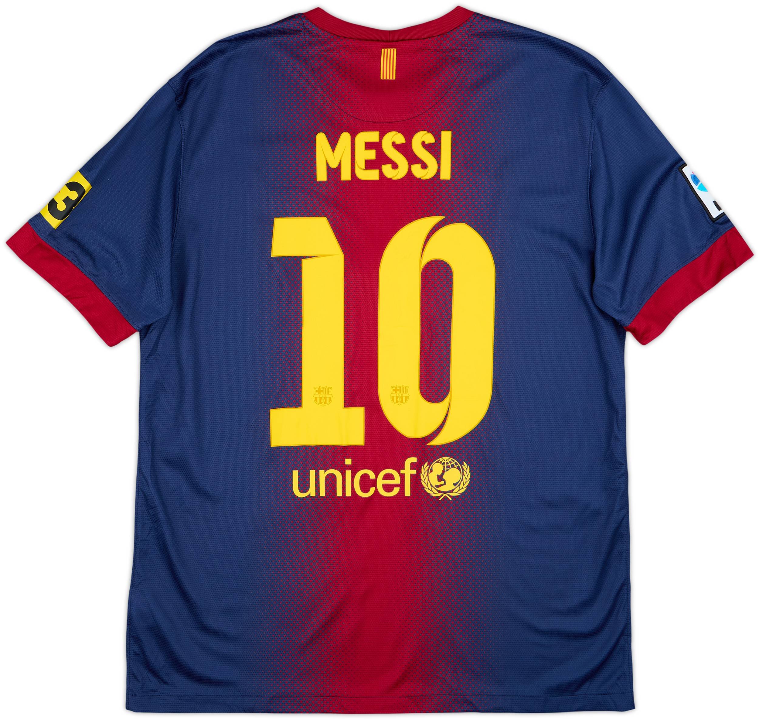 2012-13 Barcelona Home Shirt Messi #10 - 9/10 - (L)