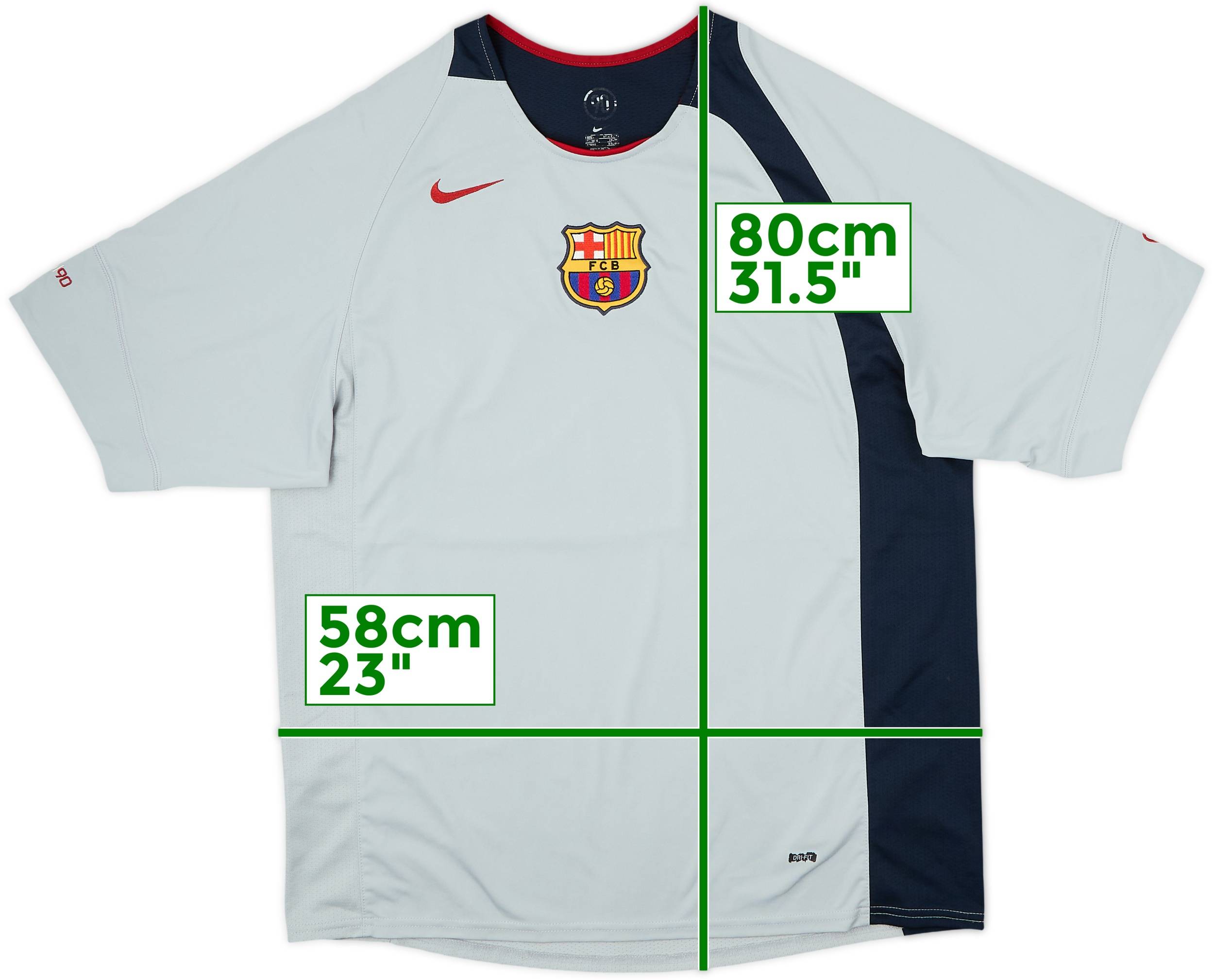 2004-05 Barcelona Nike Training Shirt - 8/10 - (L)