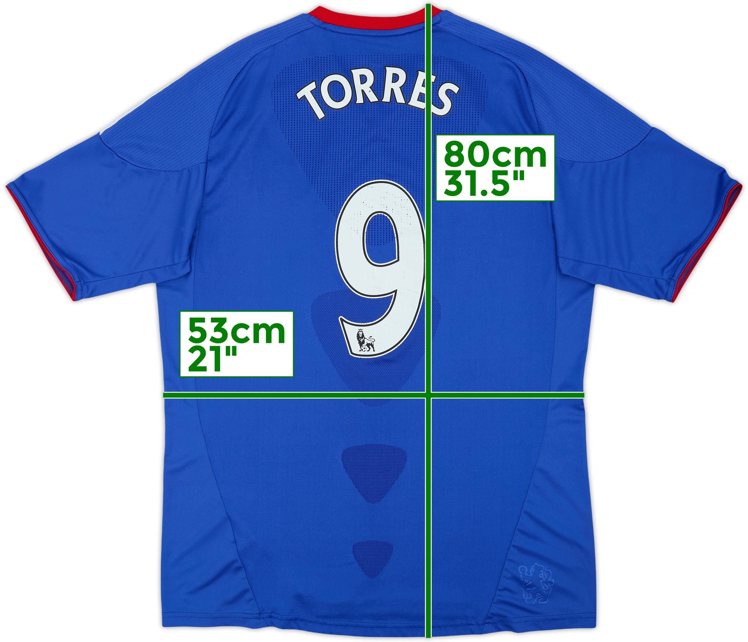 2010-11 Chelsea Home Shirt Torres #9 - 6/10 - (L)