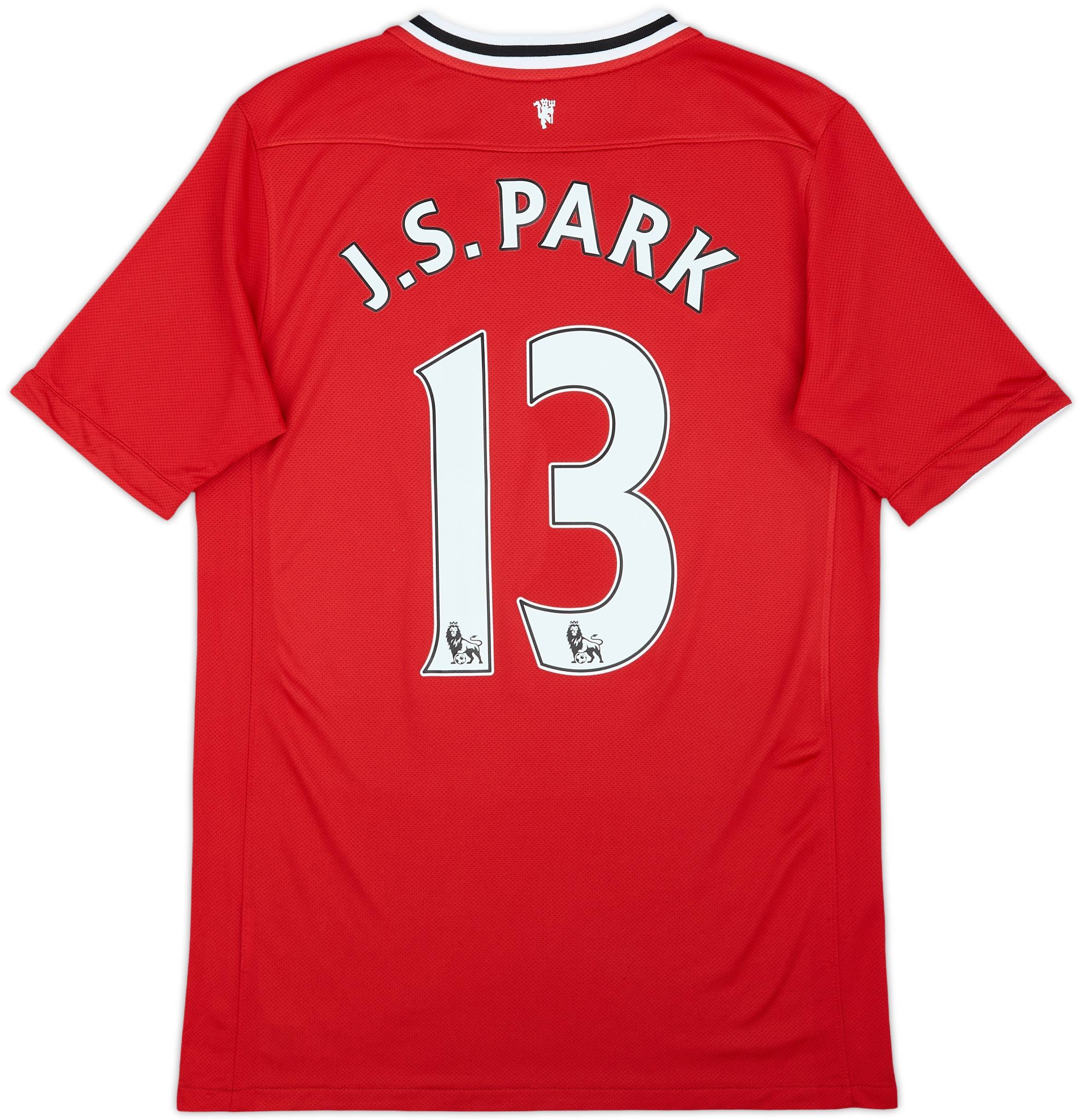 2011-12 Manchester United Home Shirt J.S.Park #13 - 8/10 - (XL.Boys)