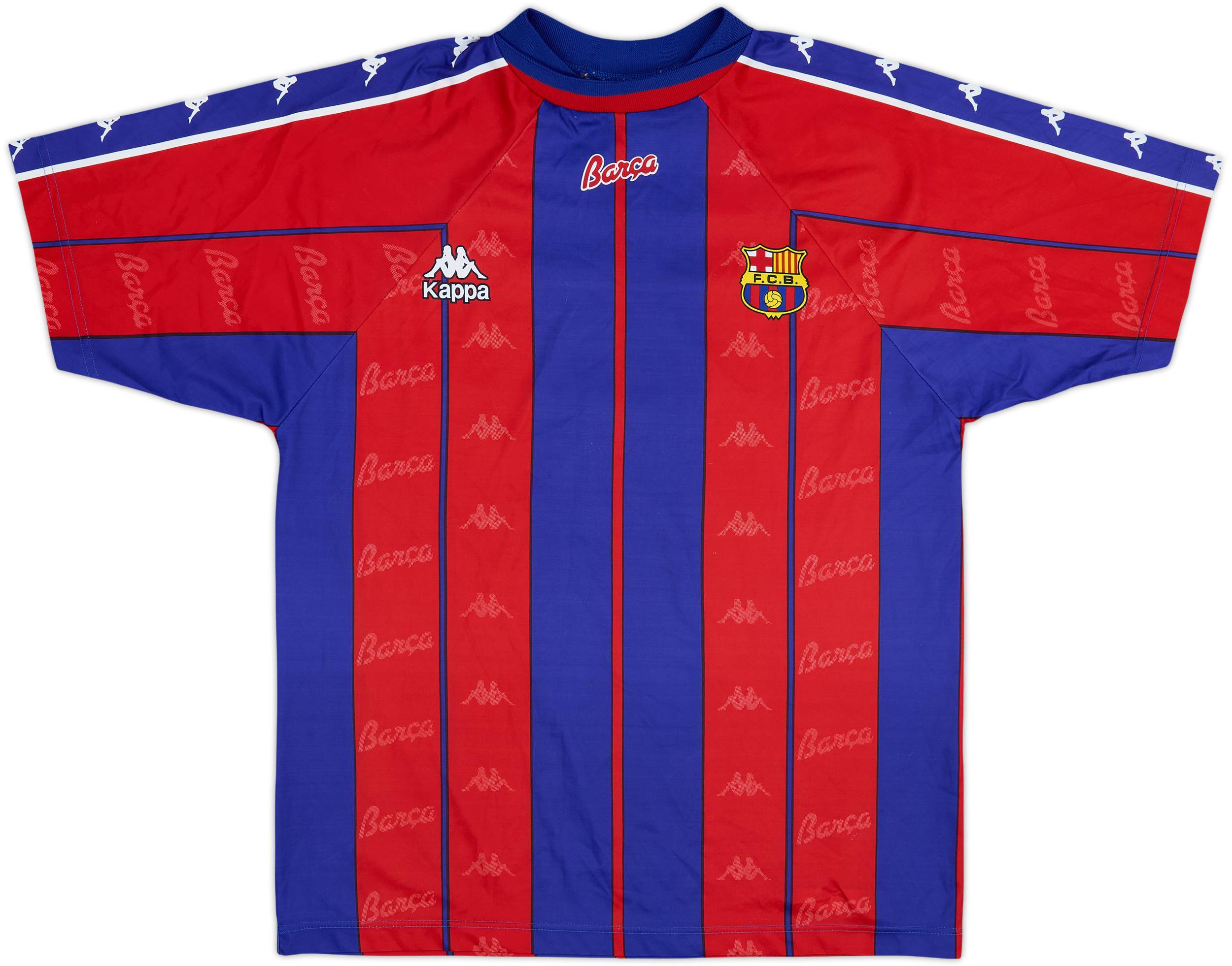 1997-98 Barcelona Basic Home Shirt - 9/10 - (L)