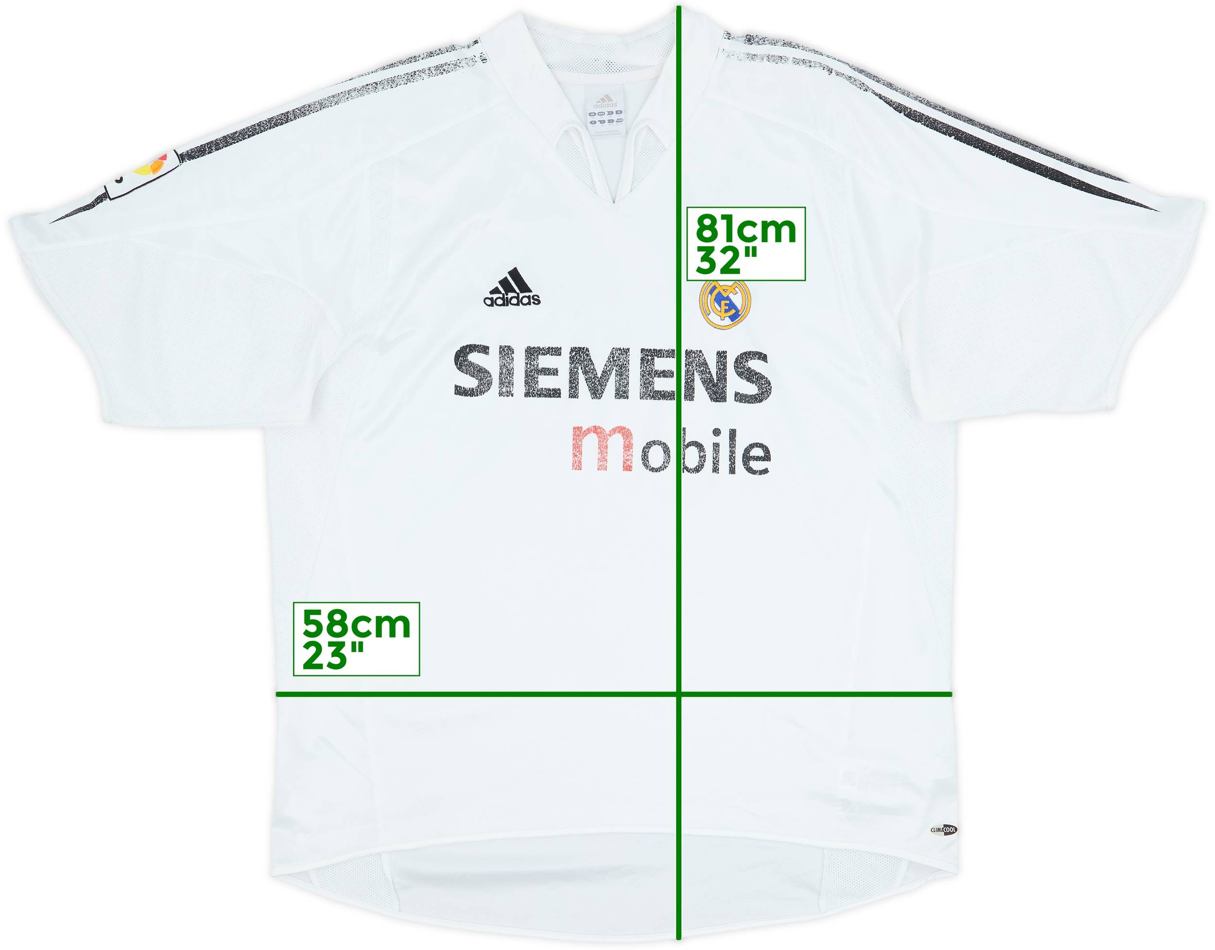 2004-05 Real Madrid Home Shirt - 4/10 - (XL)
