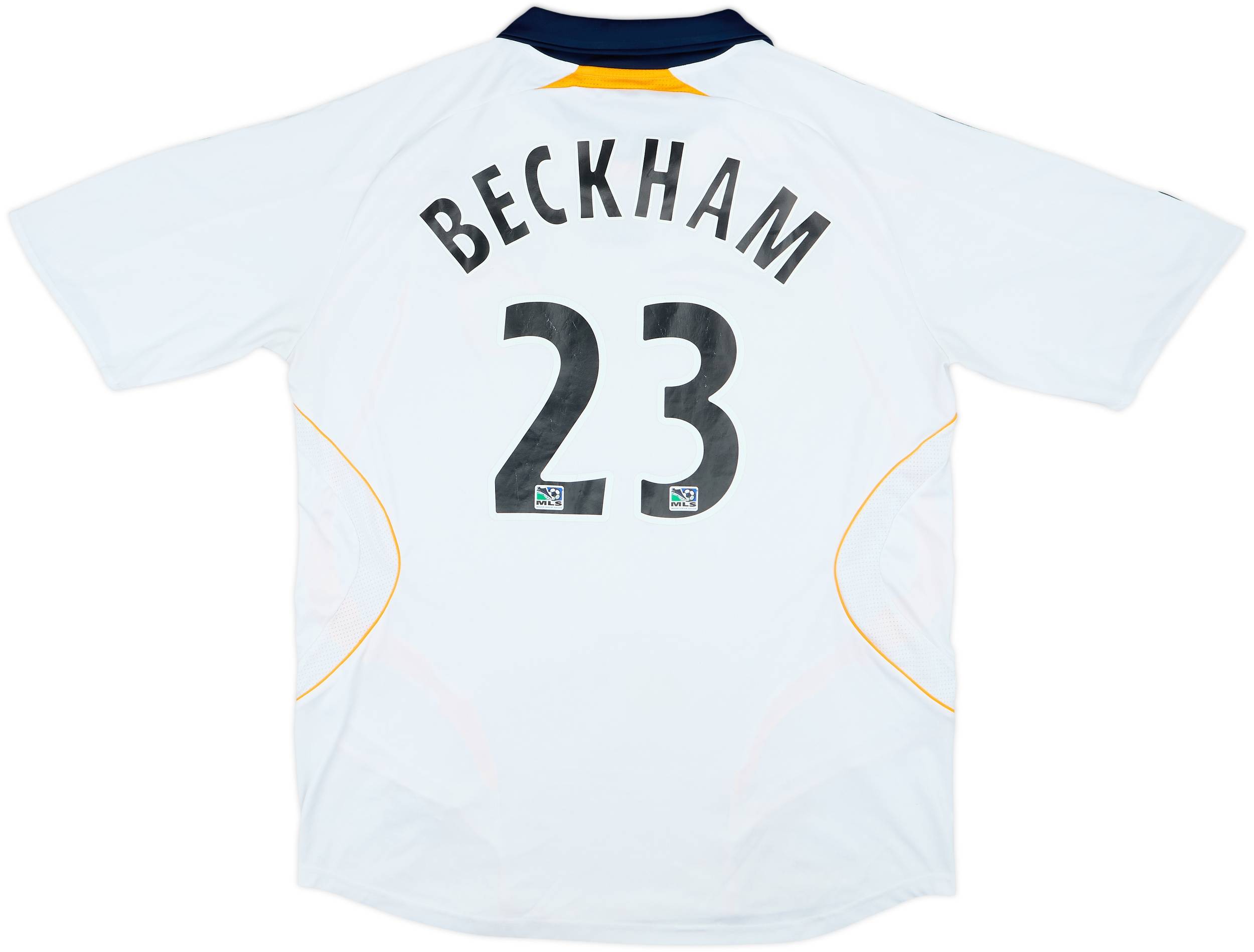 2007-08 LA Galaxy Home Shirt Beckham #23 - 6/10 - (XL)