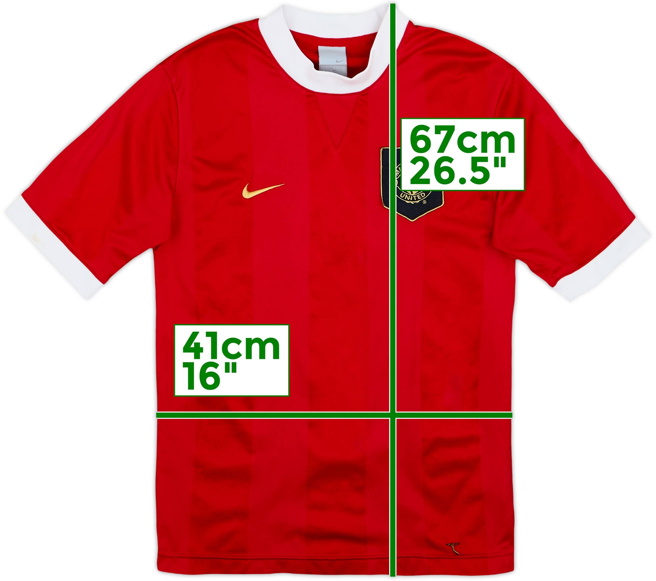 2007-08 Manchester United Nike Heritage Home Shirt - 6/10 - (S)