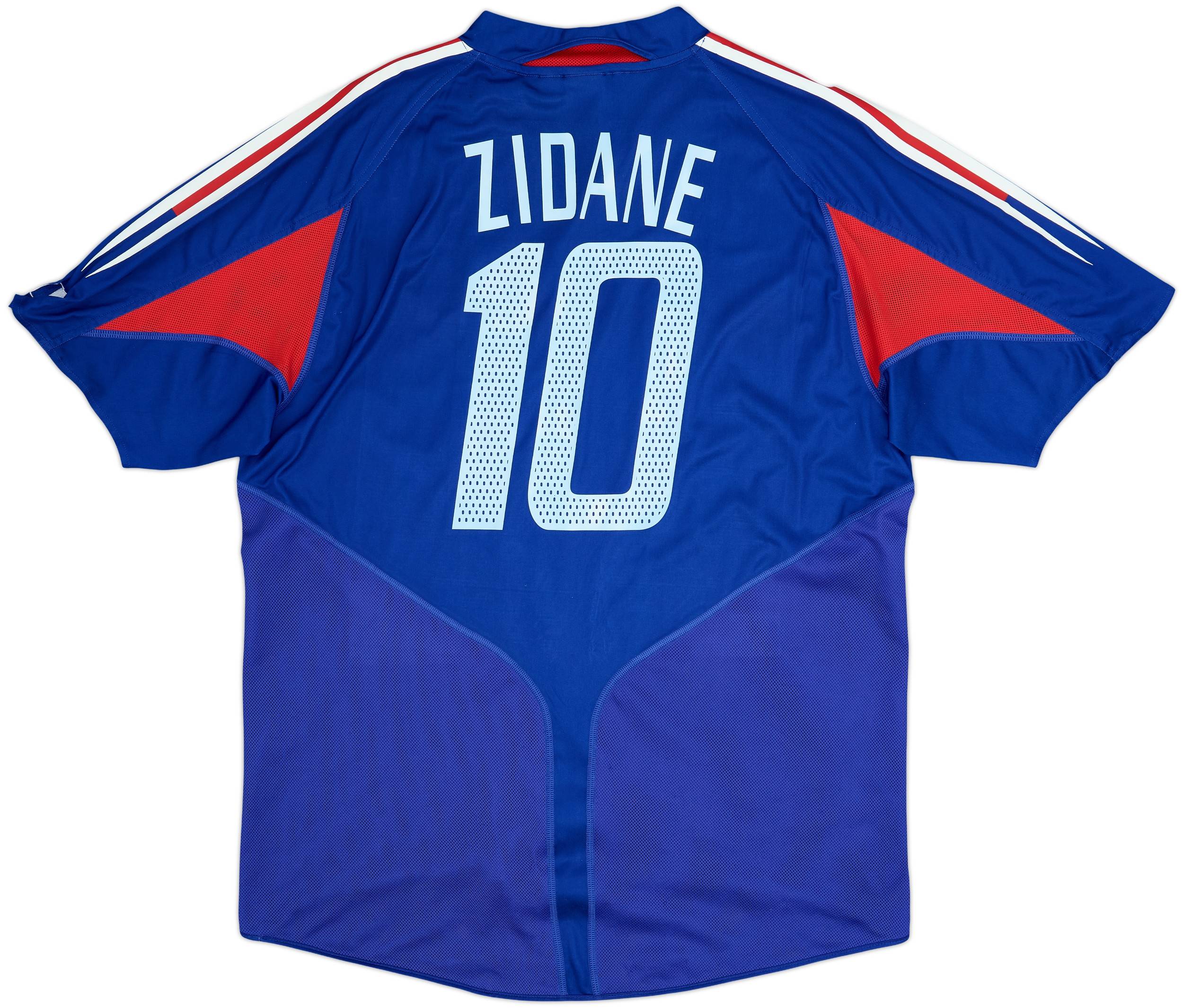  UNDP シャツ ZIDANE 10 2004-06 France Home Shirt Zidane #10 - 5/10 - (XL)