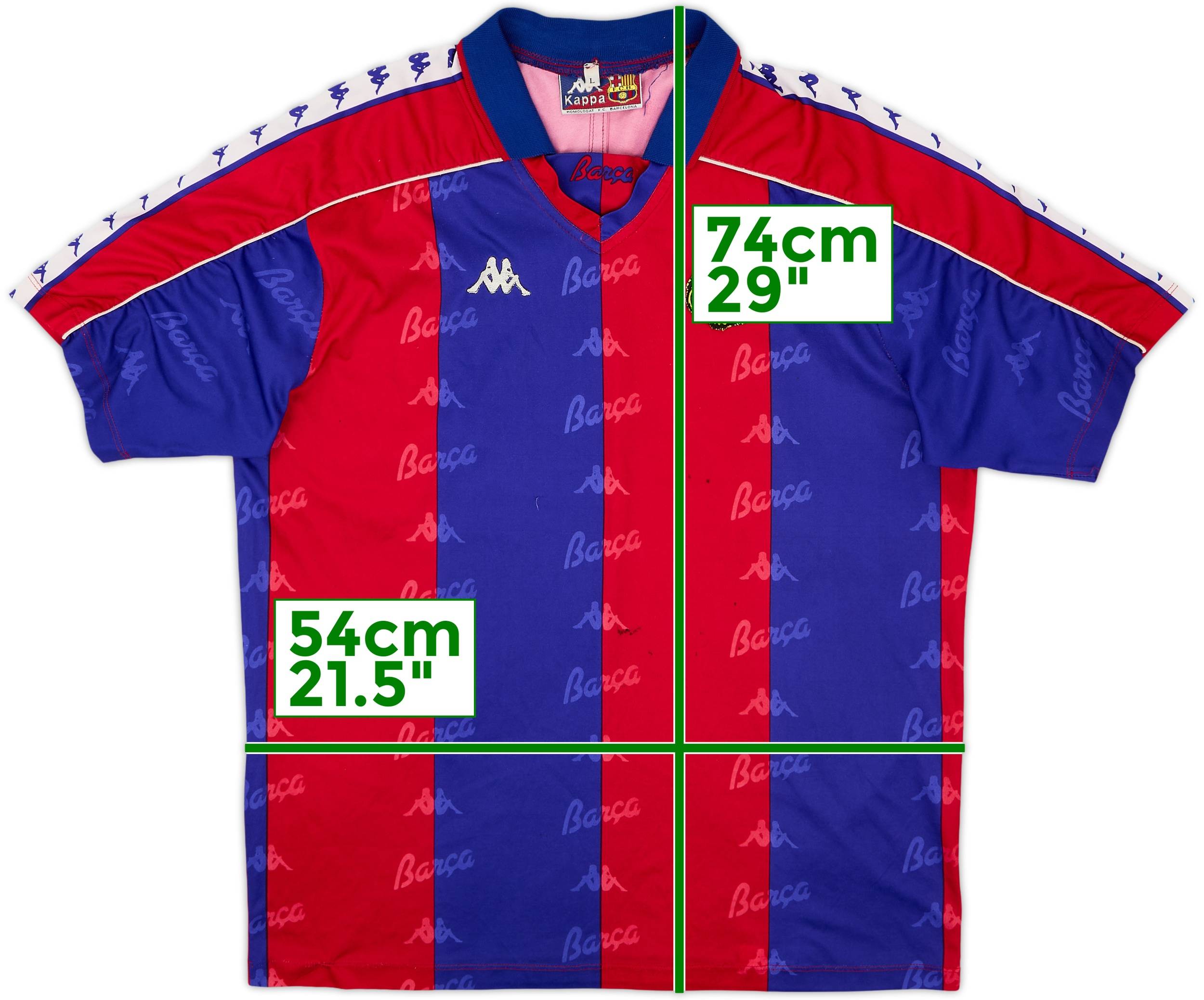 1992-95 Barcelona Home Shirt - 4/10 - (L)
