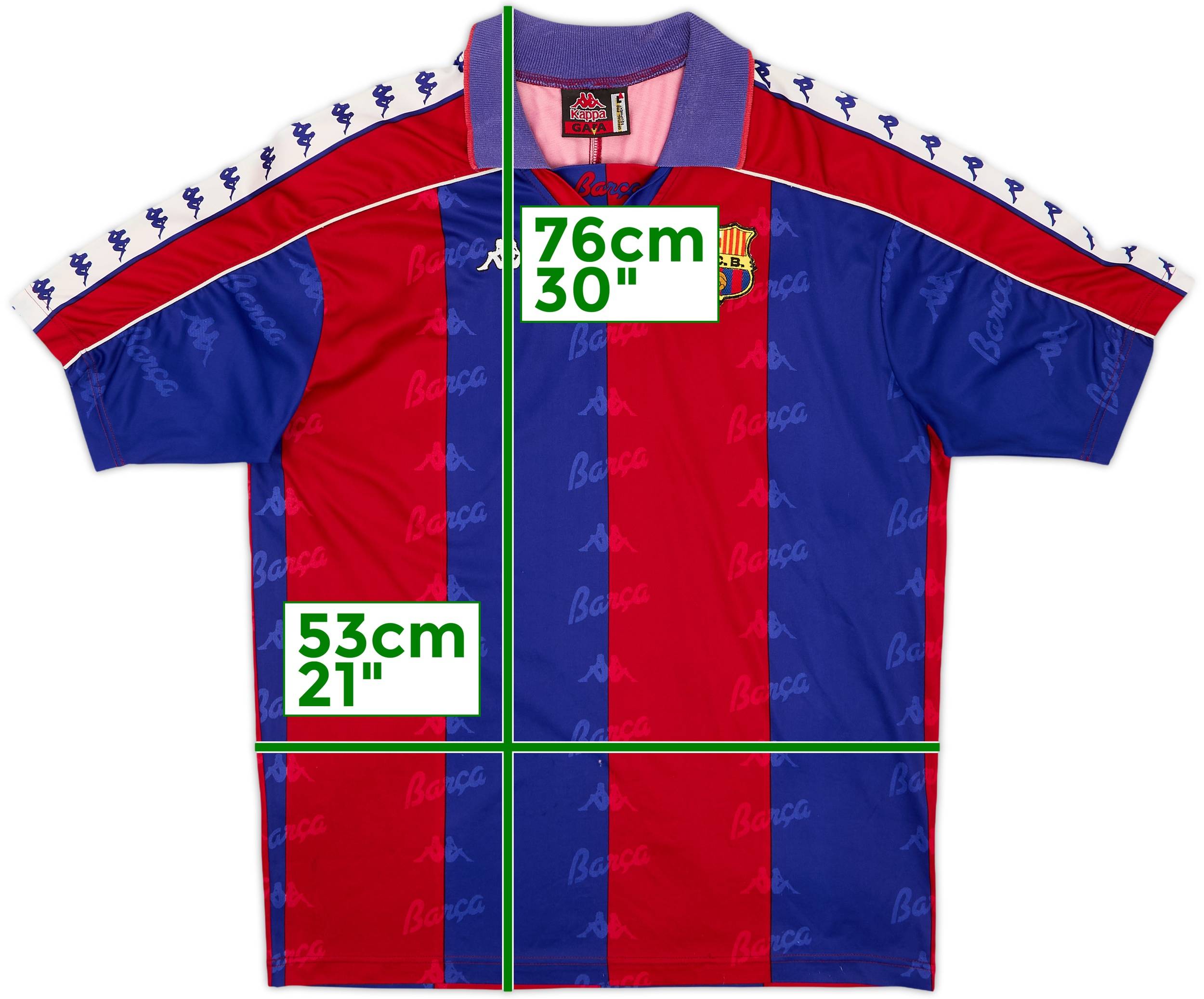 希少 FC Barcelona 1992-95 Vintage ユニフォーム 1992-95 Barcelona Home Shirt - 5/10 - (L)