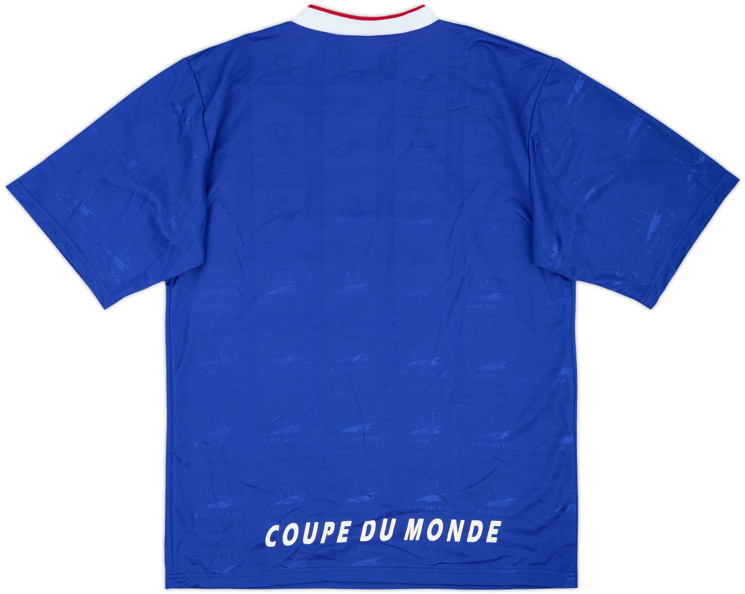 FRANCE 98 ワールドカップ シャツ 青 1998 France Coupe de Monde Shirt (L)