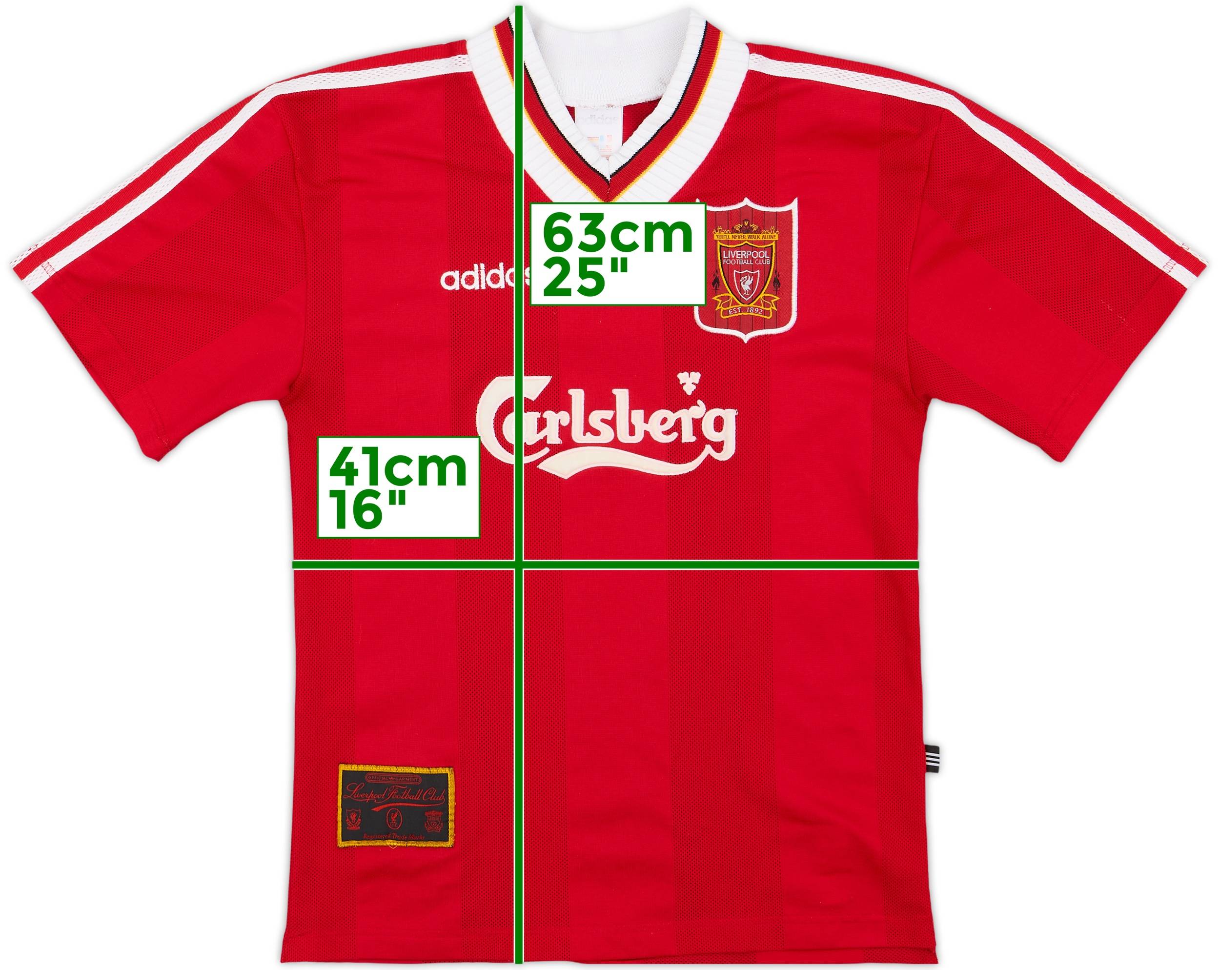 Liverpool 90s ホームユニフォーム Liverpool FC 1990 Official Retro Football Shirt Soccer