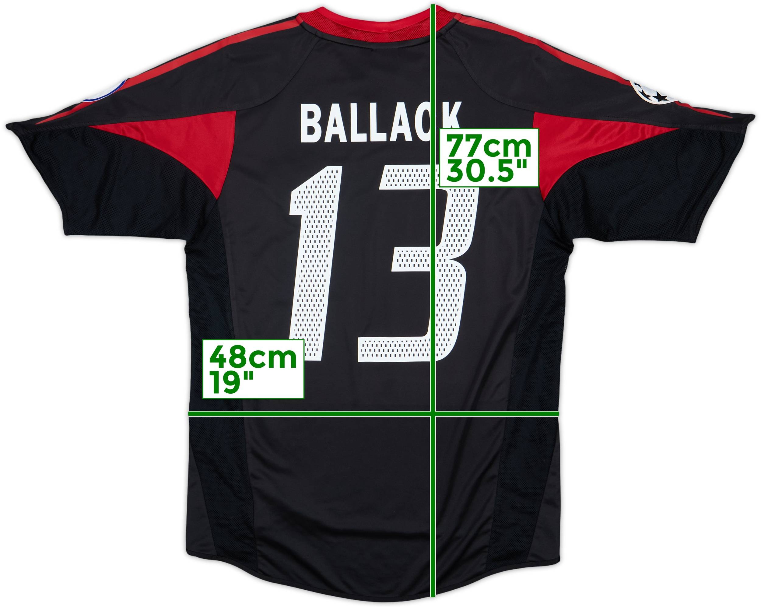 2004-05 Bayern Munich Third Shirt Ballack #13 - 6/10 - (S)