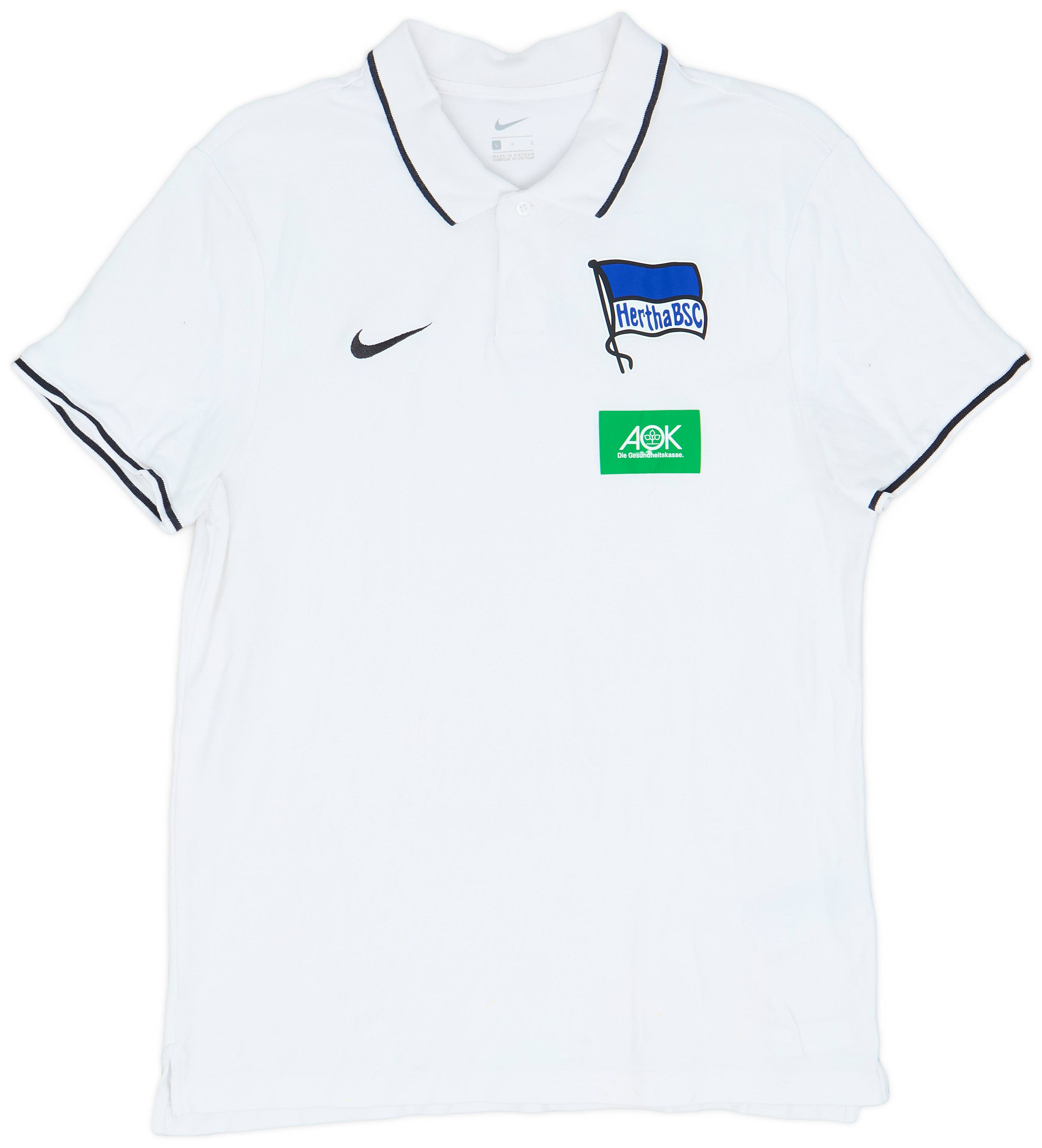 2019-20 Hertha Berlin Nike Polo Shirt - 8/10 - (L)