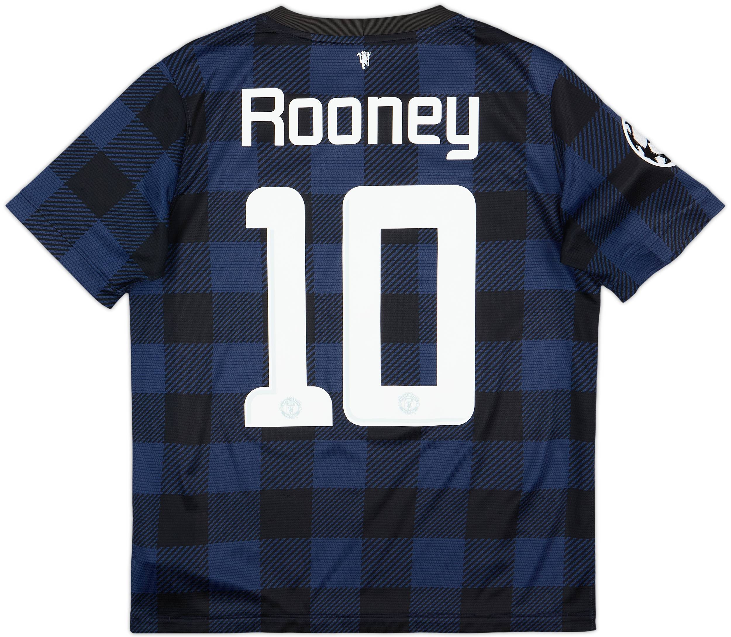 ウェア 13-14 MANCHESTER UNITED away NIKE XL 2013-14 Manchester United Away Shirt Rooney #10 - 6/10 - (XL