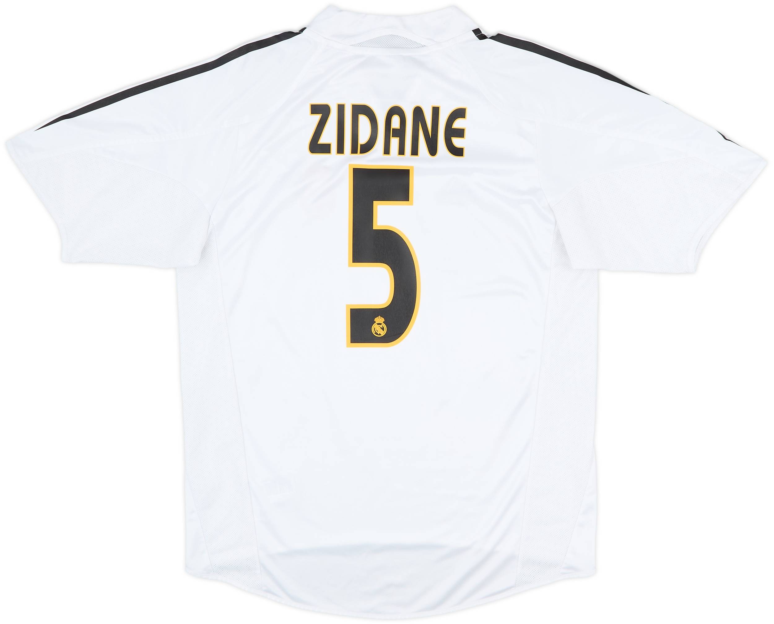 レアル・マドリード ジャージ ZIDANE 5 2004-05 Real Madrid Home Shirt Zidane #5 - 7/10 - (M)
