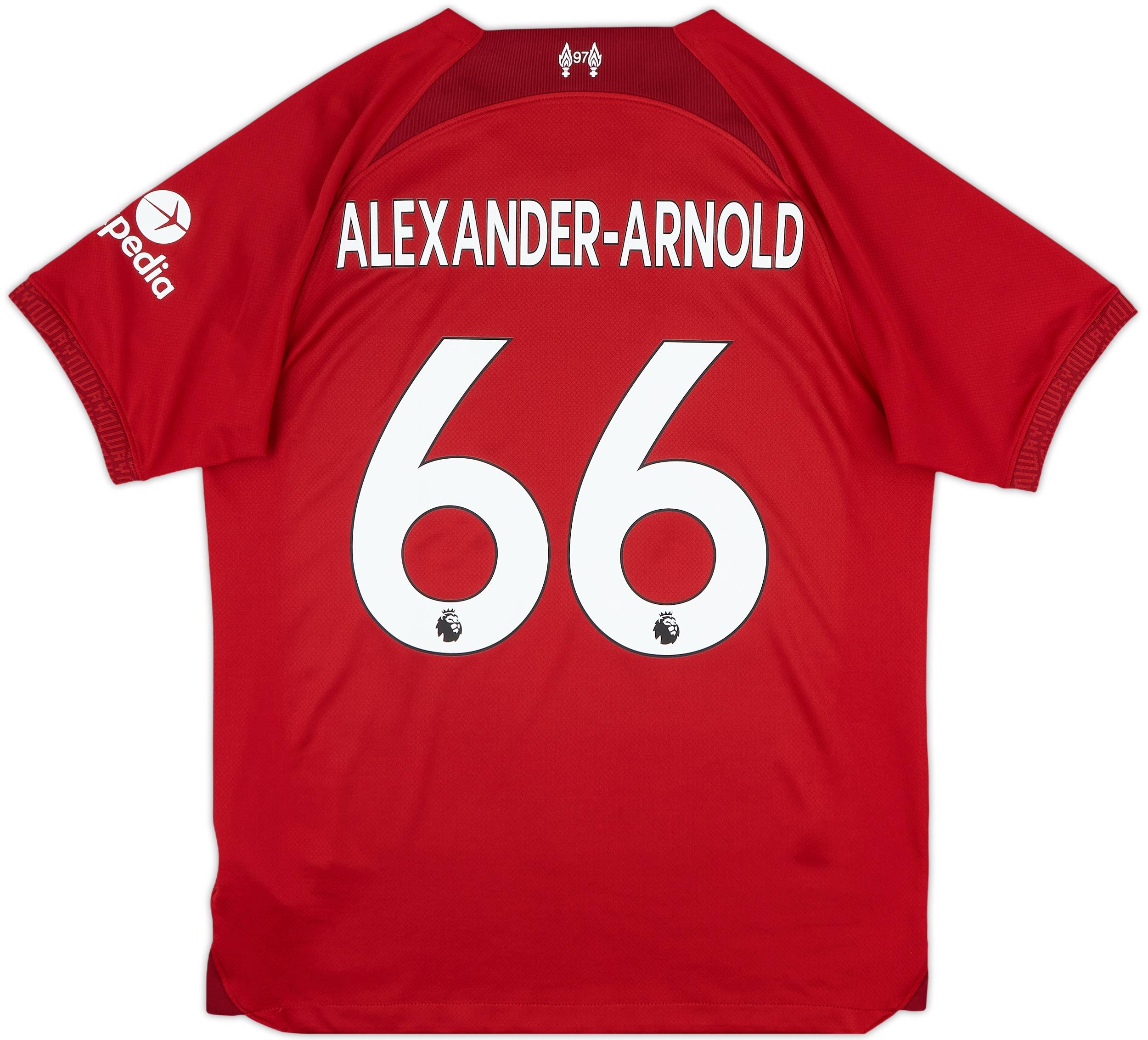 正規品　liverpool alexander arnold オーセンティック 2022-23 Liverpool Home Shirt Alexander-Arnold #66 - 8/10 - (M)