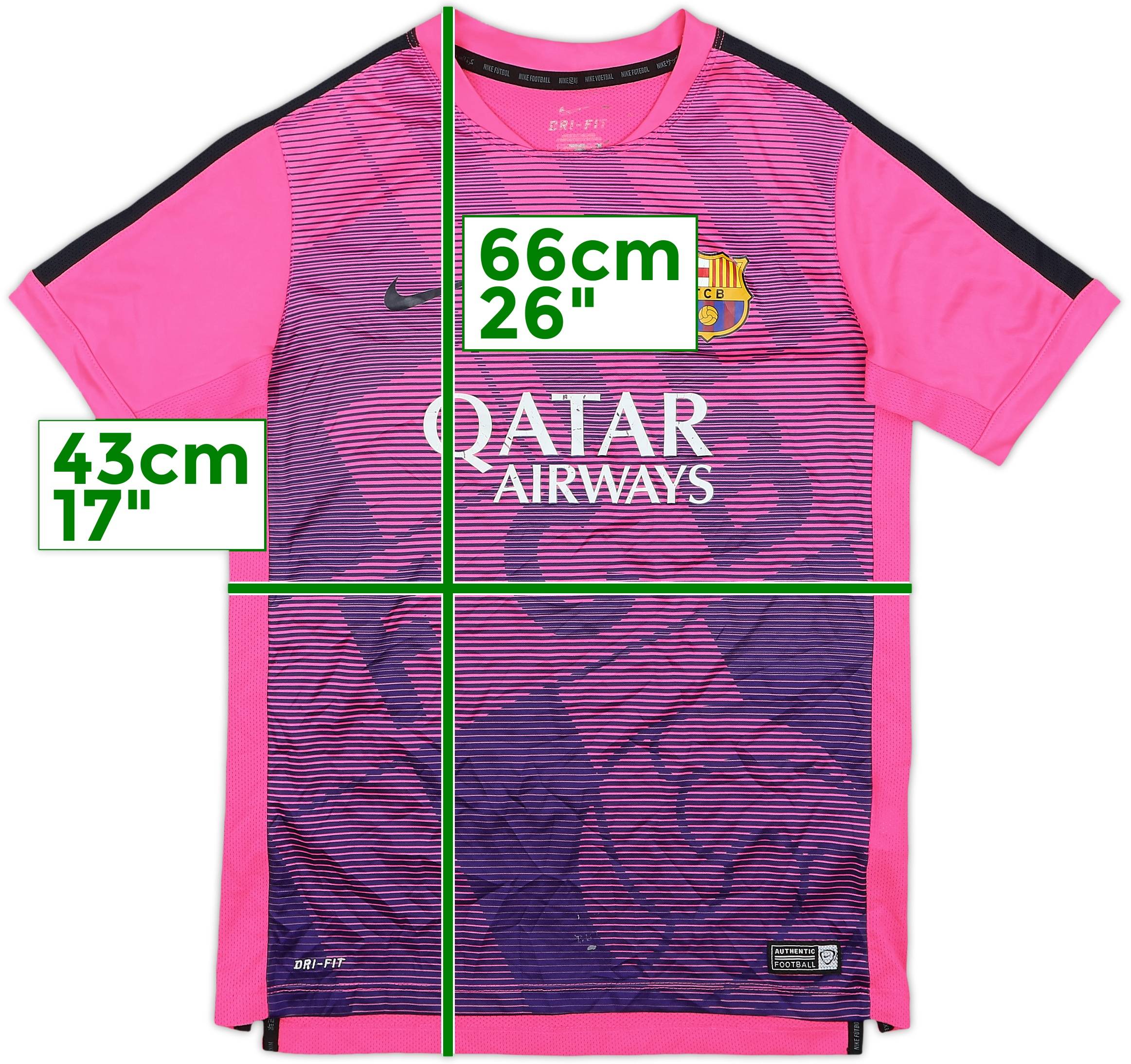 2015-16 Barcelona Nike Training Shirt - 4/10 - (L.Boys)