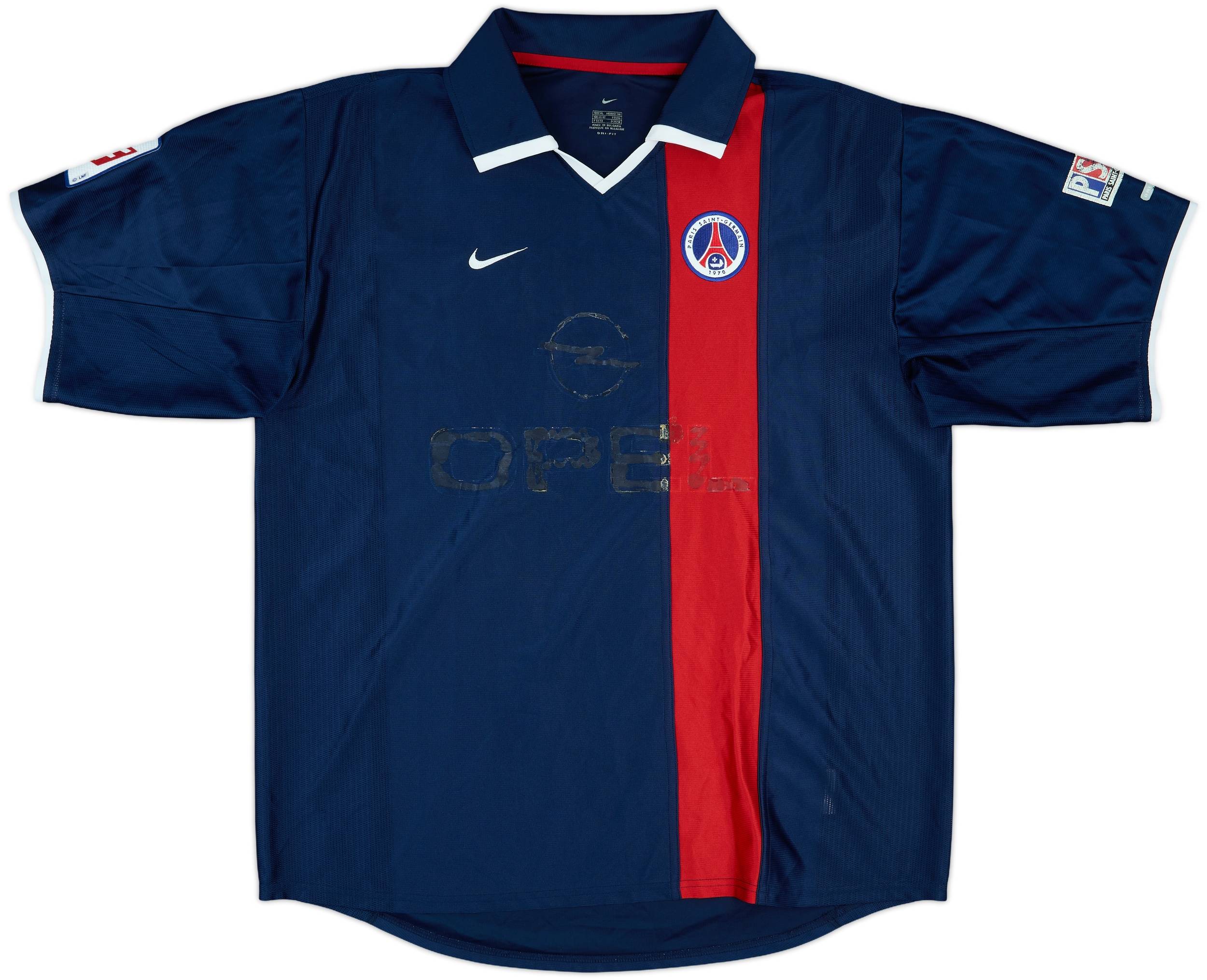 2001-02 Paris Saint-Germain Home Shirt Ronaldinho #21 - 4/10 - (XL)