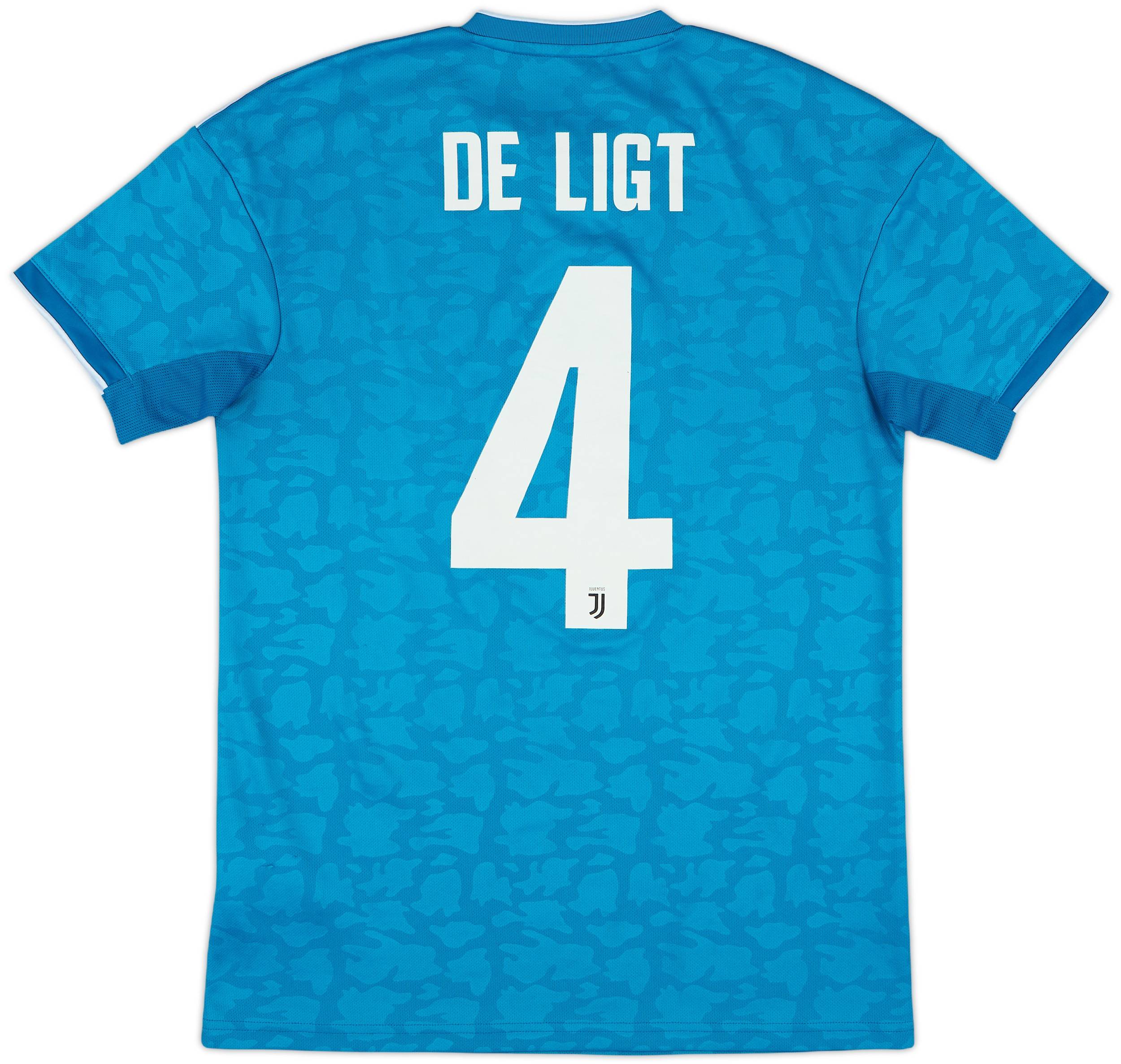 Juventus DE LIGT 4番 2019-20 Juventus Home Shirt De Ligt #4 - 5/10 - (XL)