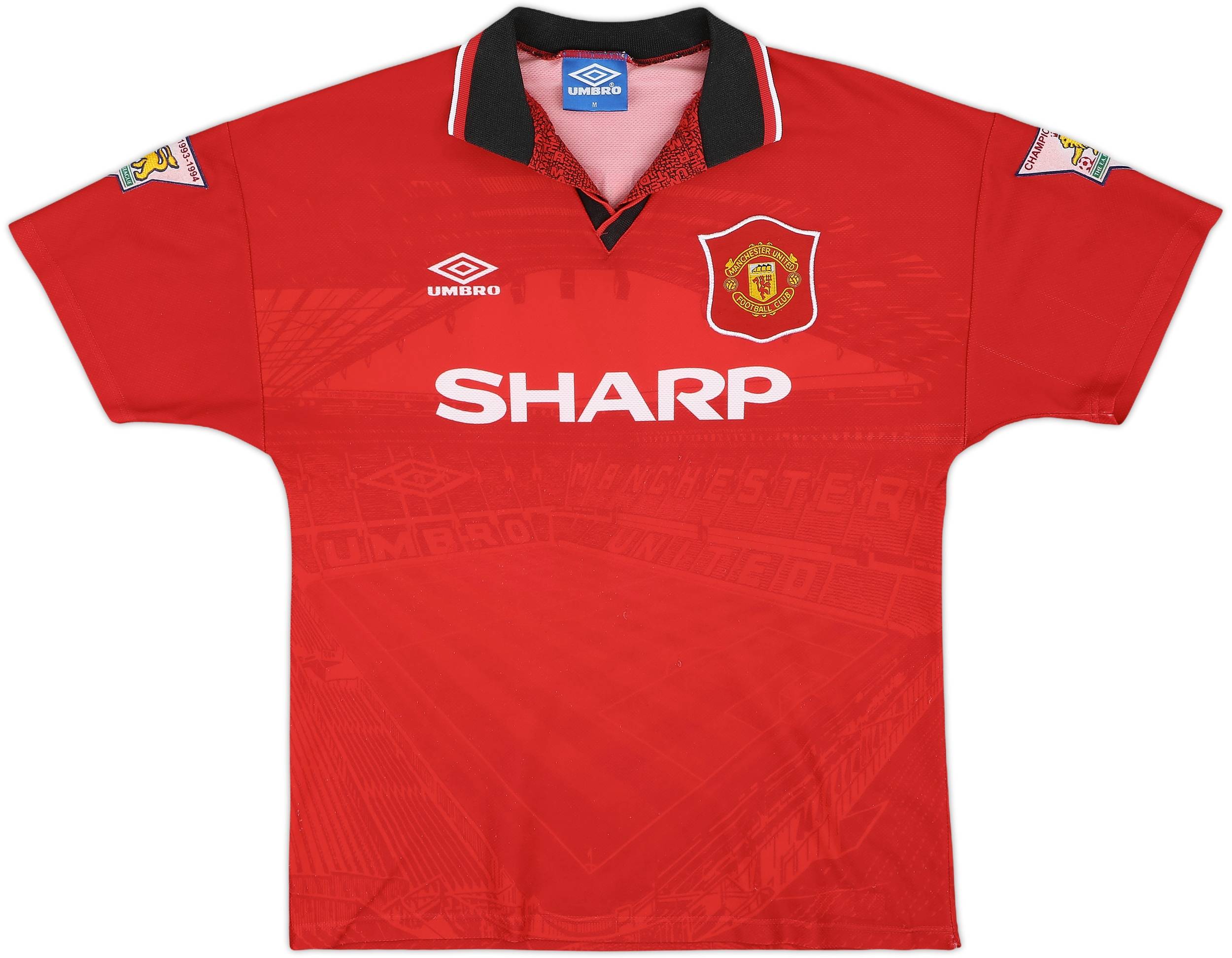 1994-96 Manchester United Home Shirt Kanchelskis #14 - 8/10 - (M)