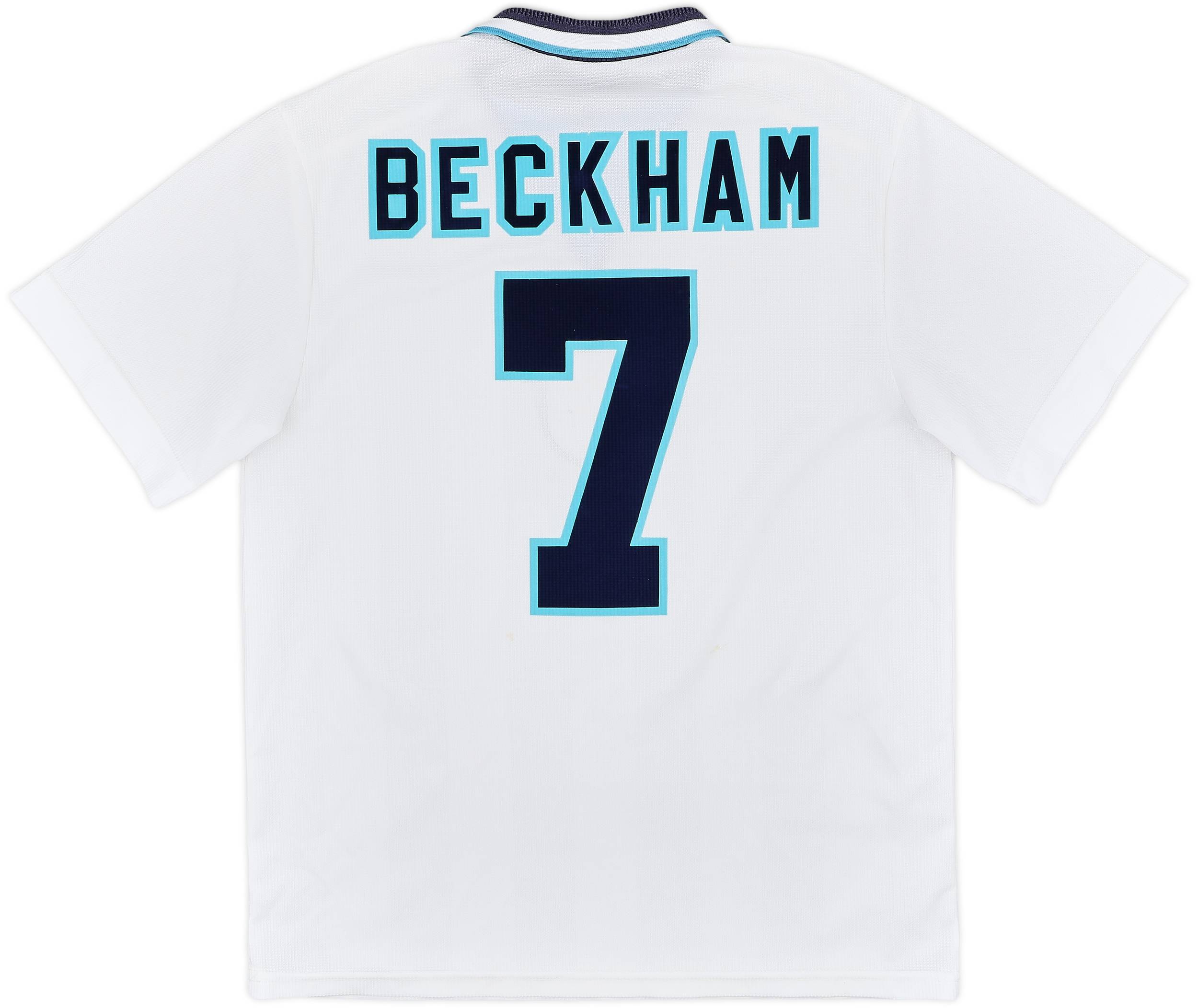 ENGLAND BECKHAM 7　Tシャツ 2007-09 England Home Shirt Beckham #7 - 5/10 - (M)