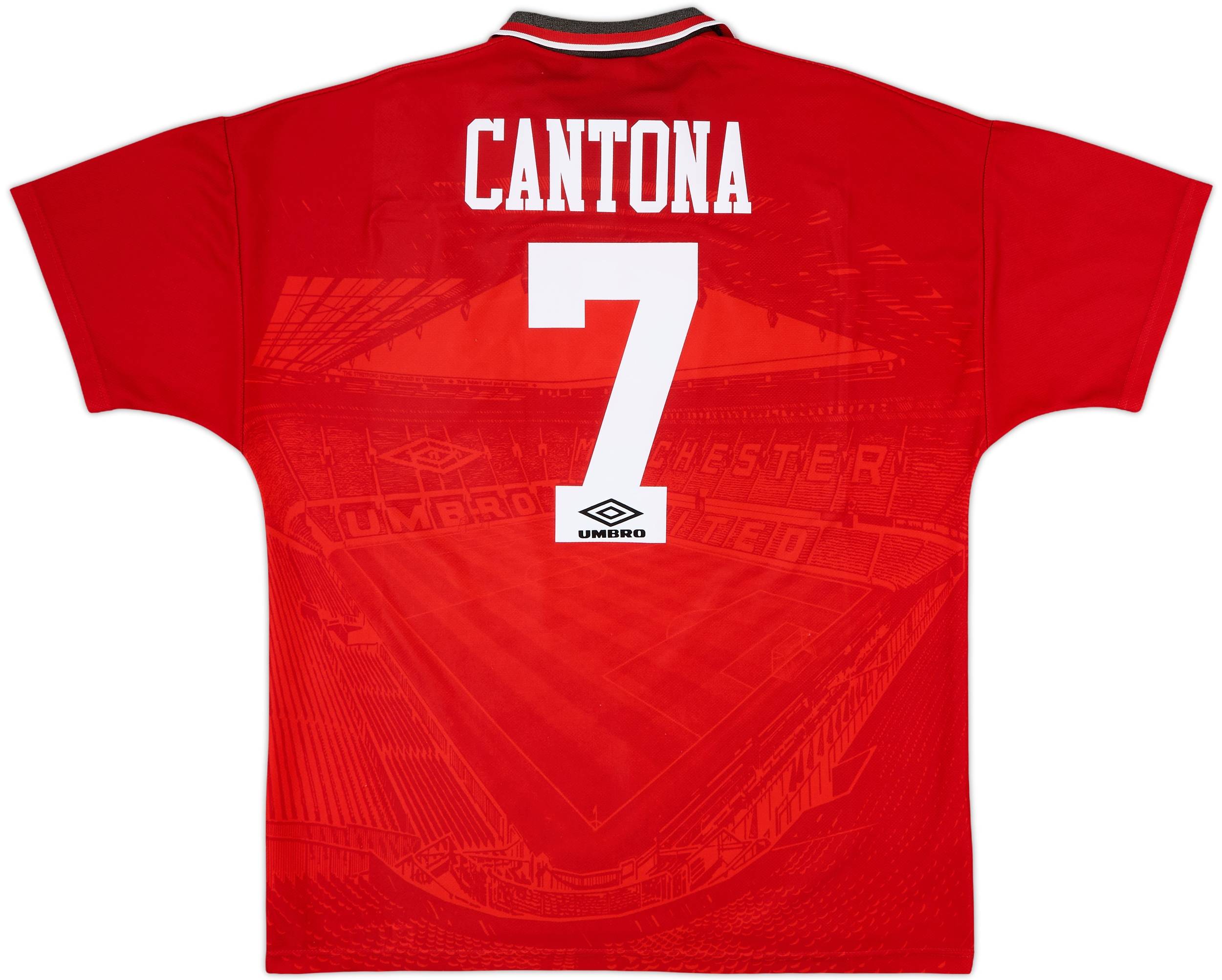 1994-96 Manchester United Home Shirt Cantona #7 - 8/10 - (XL)