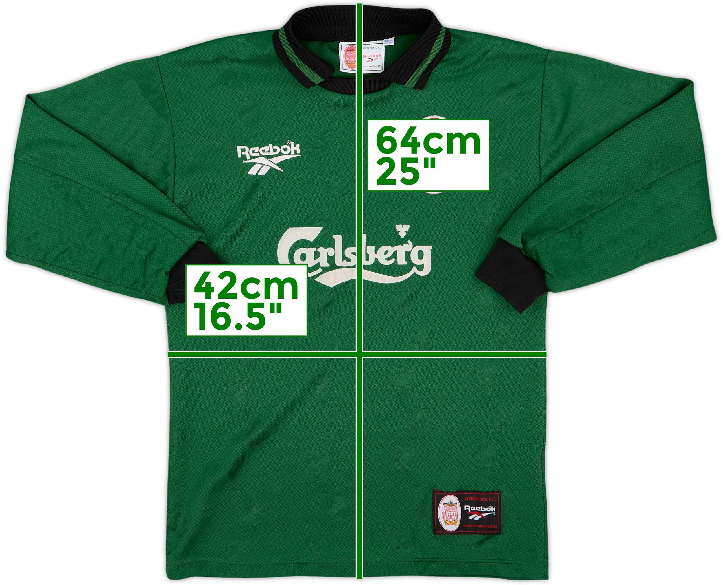 [Reebok] Liverpool GKユニフォーム 1996/97 1996-97 Liverpool GK Shirt - 9/10 - (L.Boys)
