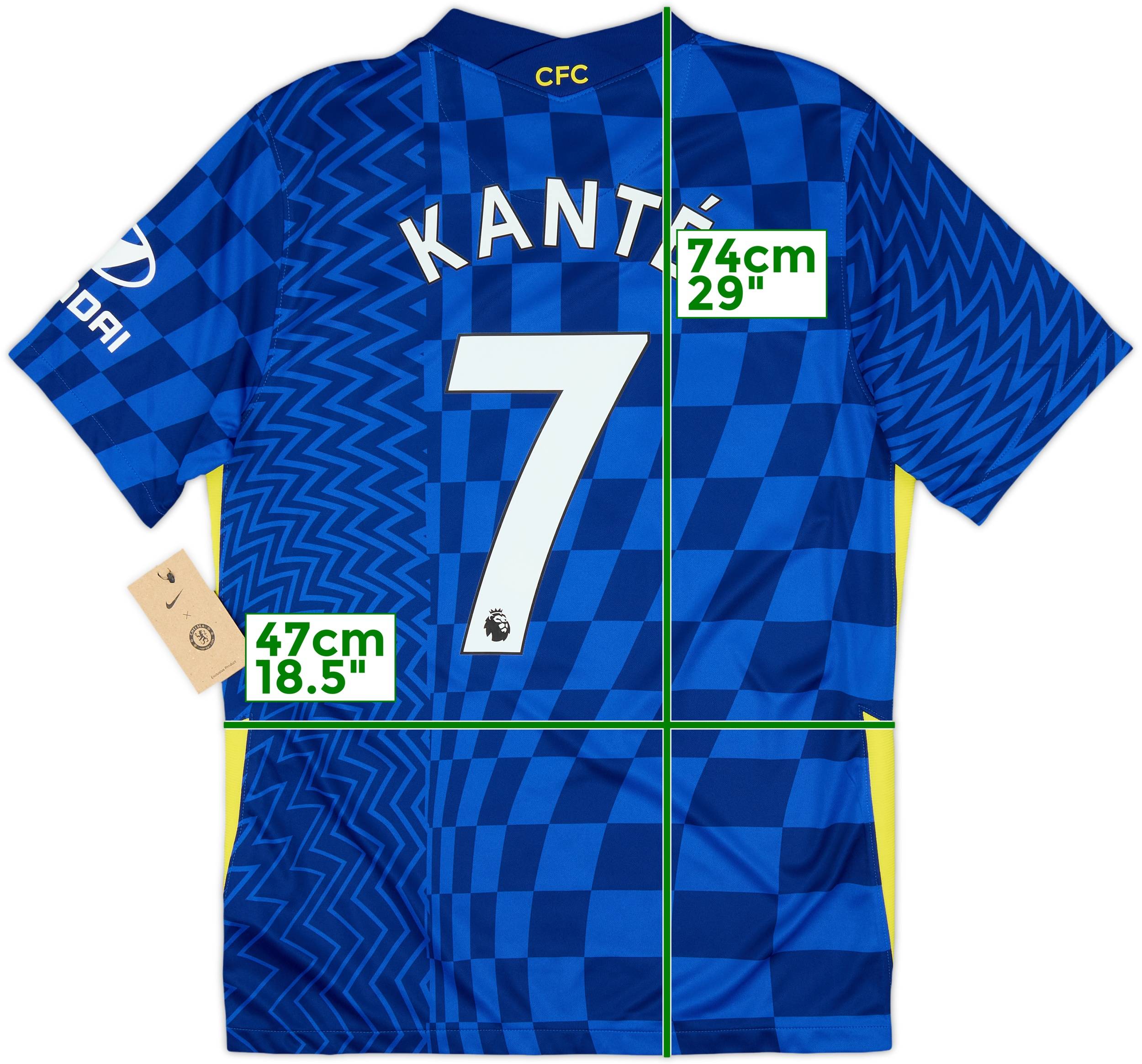 【150cm】Chelsea FC Kanté 7番 シャツ (Nike) 2022/23 Chelsea Authentic Third Jersey #7 Kante 2XL Nike Player