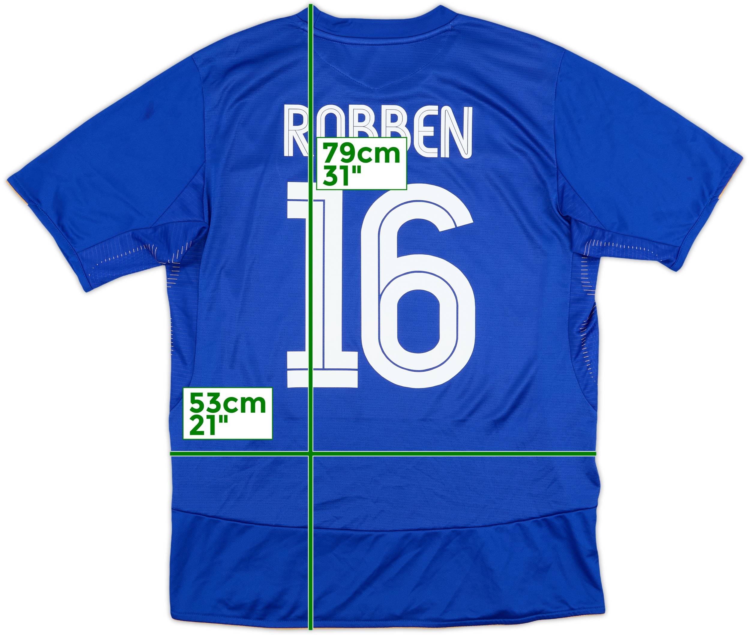 ブルーズ必見 05/06 CHELSEA Home Kit ROBBEN 16 2006-08 Chelsea Home Shirt Robben #16 - 8/10 - (L.Boys)