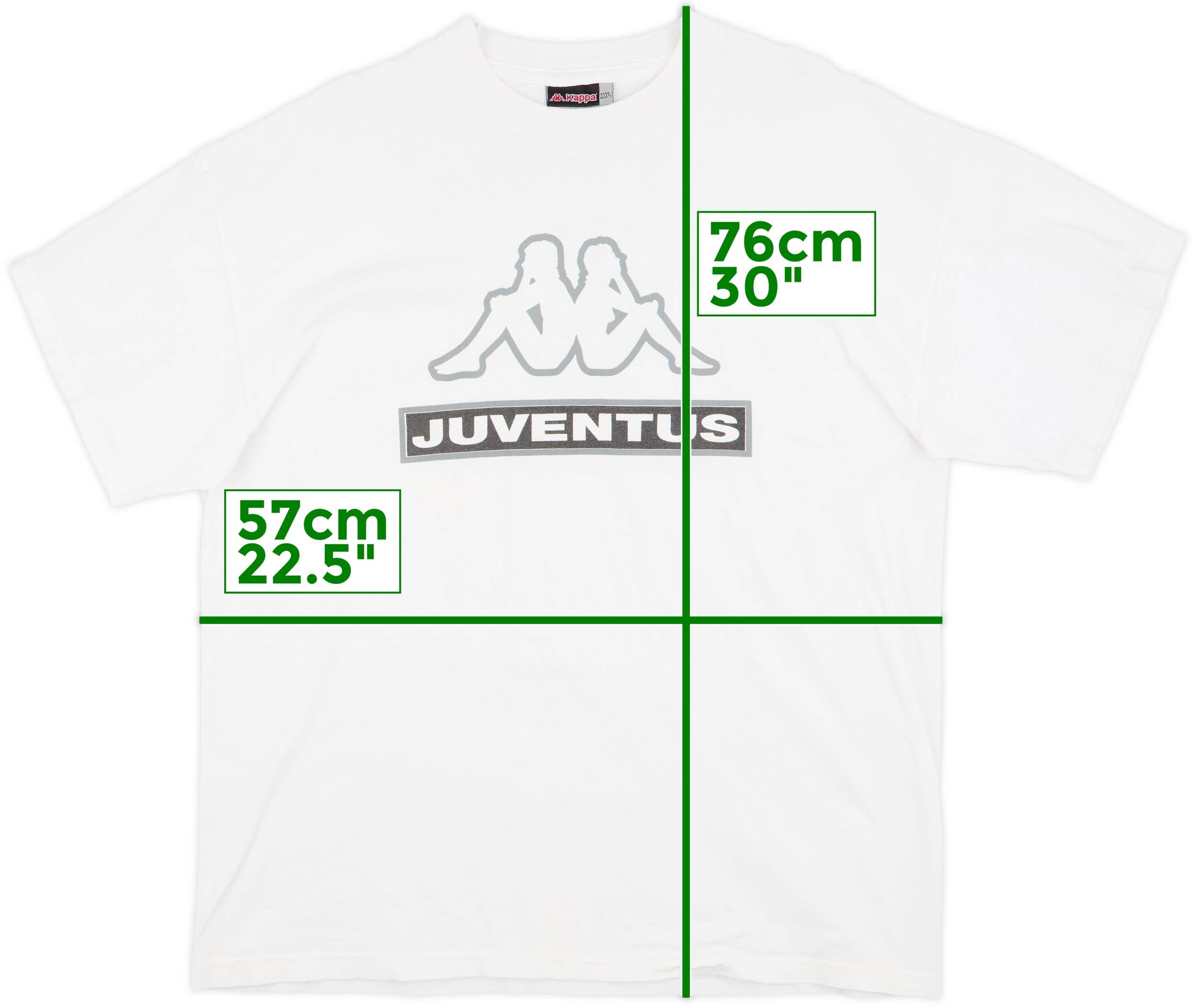 1998-99 Juventus Kappa Cotton Tee - 8/10 - (XL)