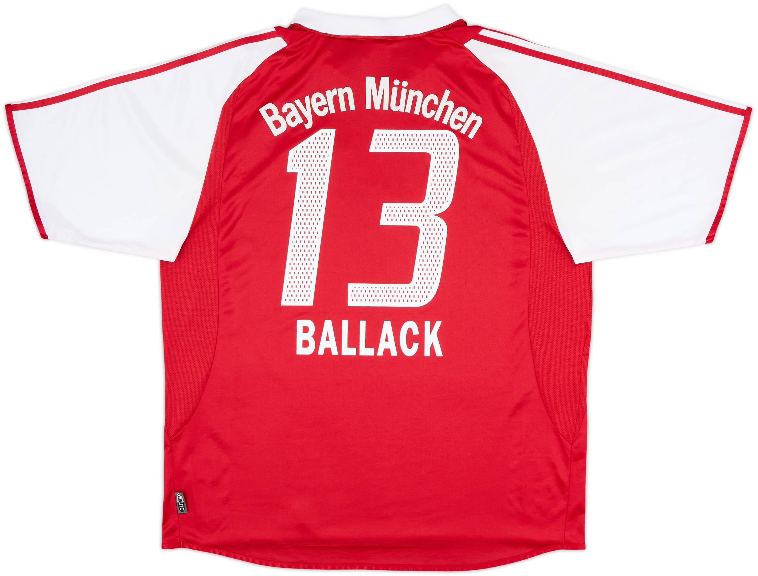 Bayern München Ballack 13 シャツ 2005-06 Bayern Munich Home Shirt Ballack #13 - 5/10 - (M)