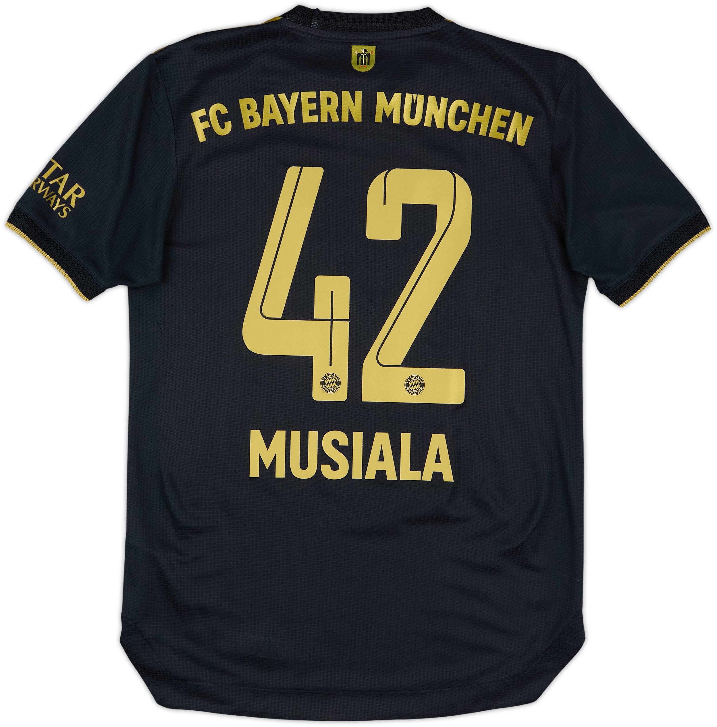 2021-22 Bayern Munich Authentic Away Shirt Musiala #42 - 10/10 - (XS)