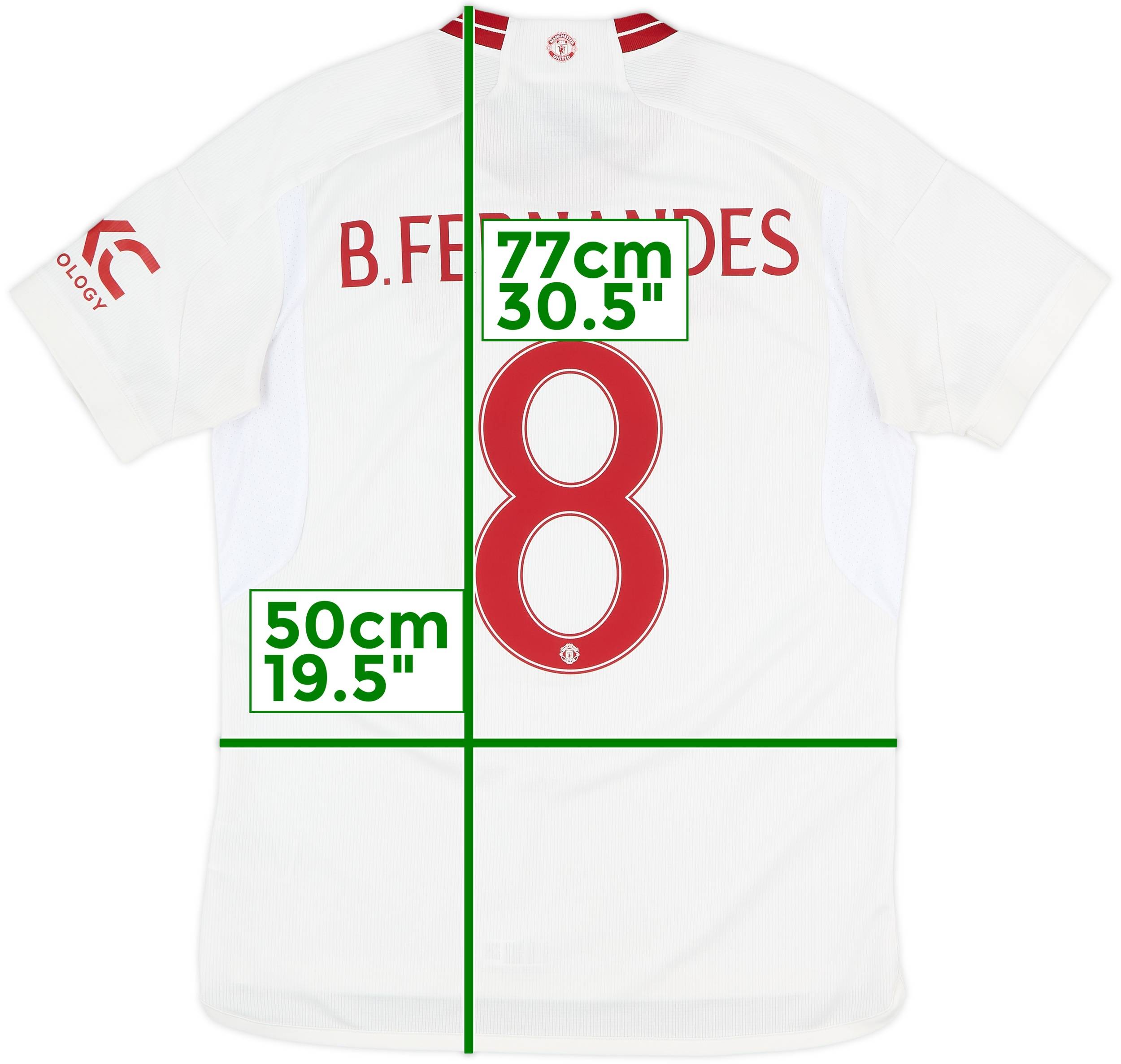 2023-24 Manchester United Third Shirt B.Fernandes #8 - 8/10