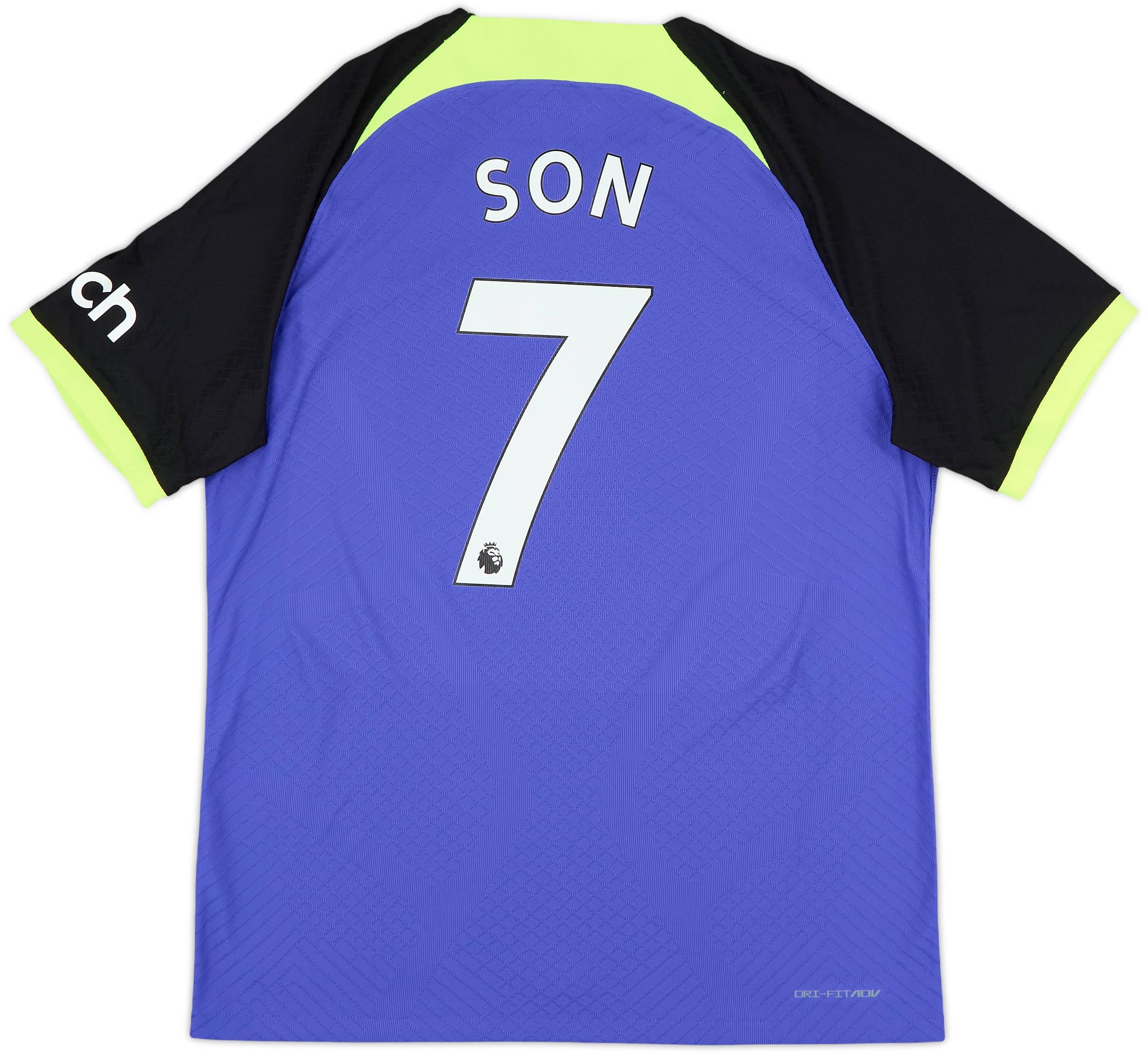 2022-23 Tottenham Authentic Away Shirt Son #7 - 10/10 - (L)