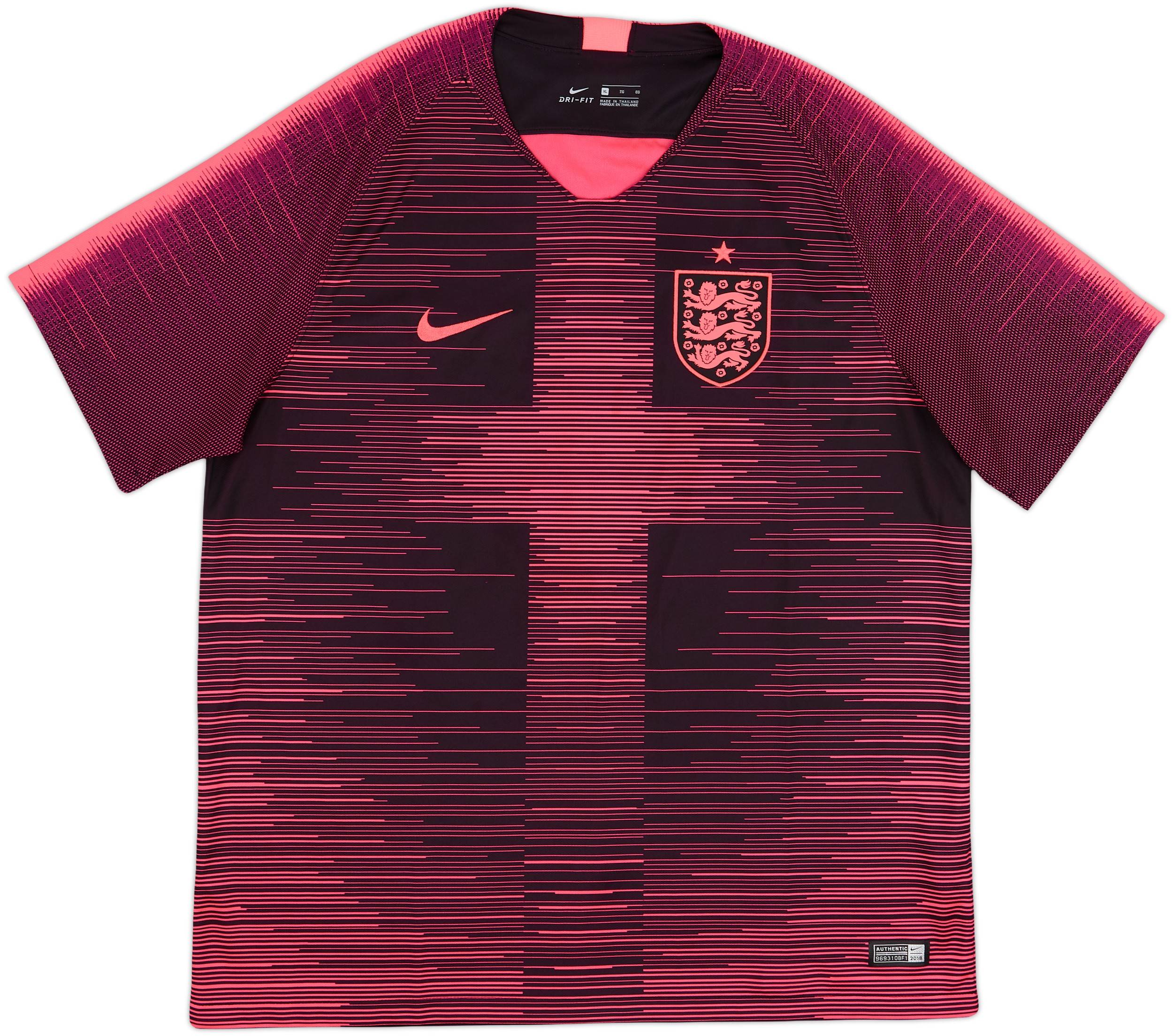 2018 England Nike Pre-Match Stadium Remix Shirt 10/10 (XL)