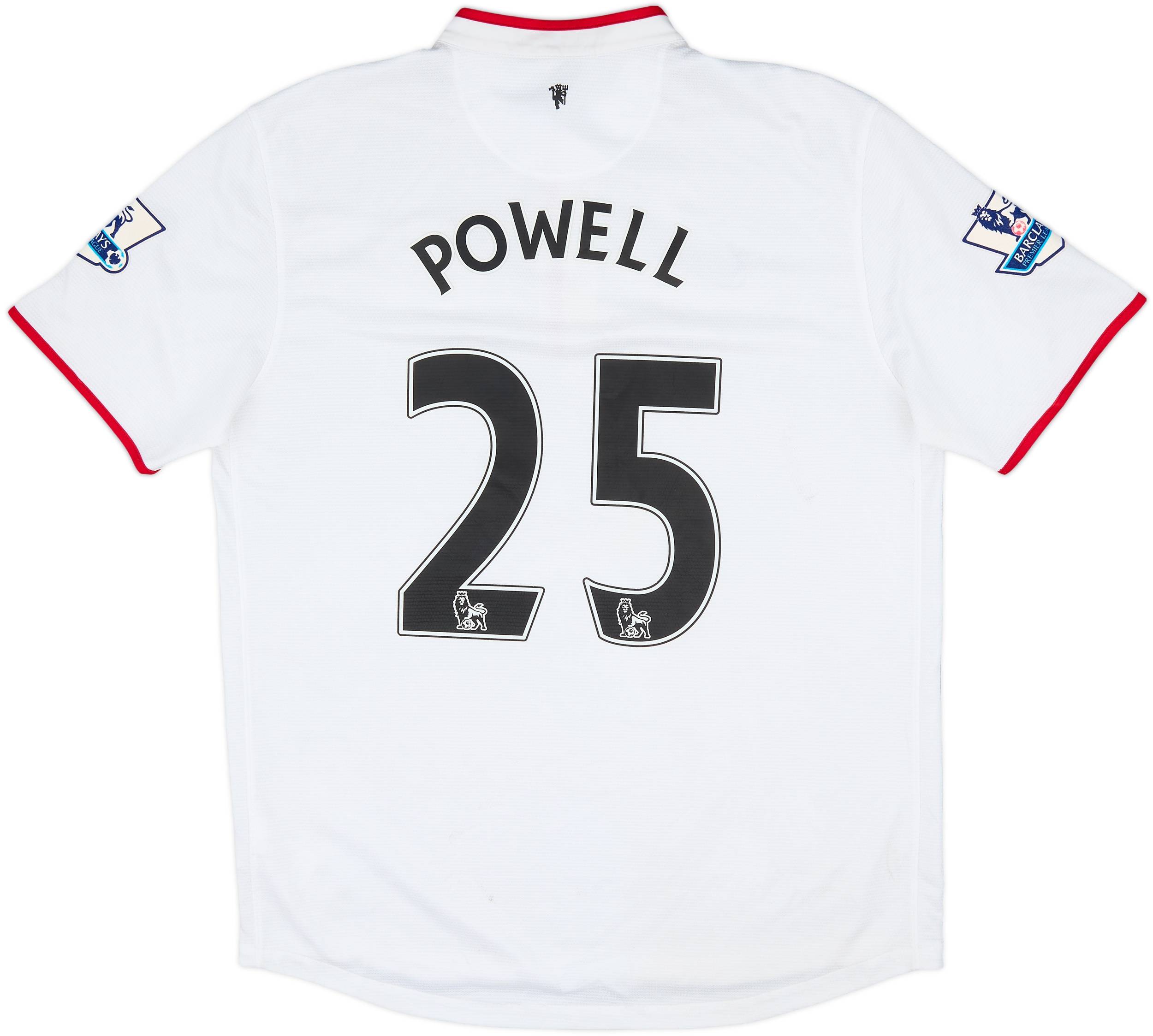 2012-14 Manchester United Away Shirt Powell #25 - 6/10 - (L)