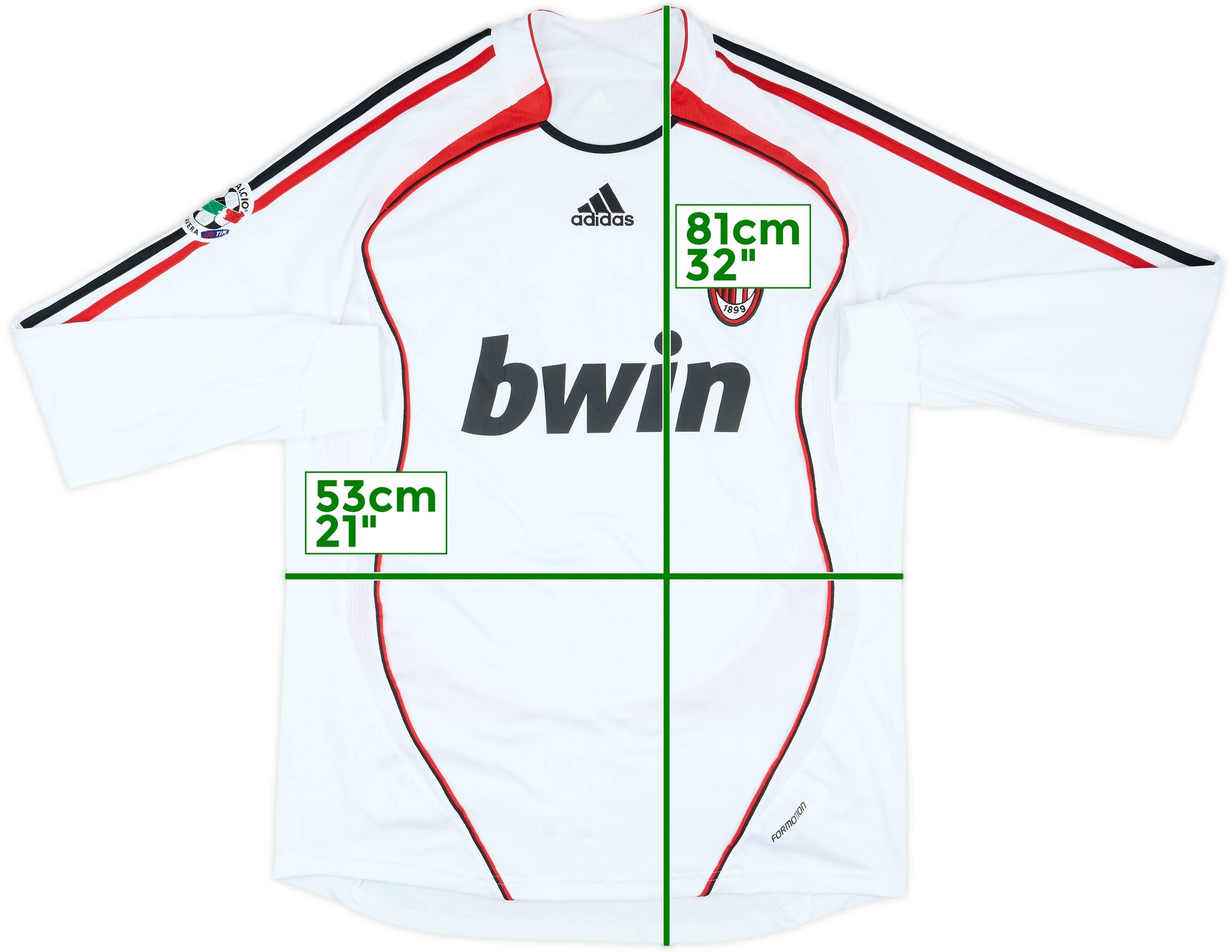 2006-07 AC Milan Match Issue Away L/S Shirt #3