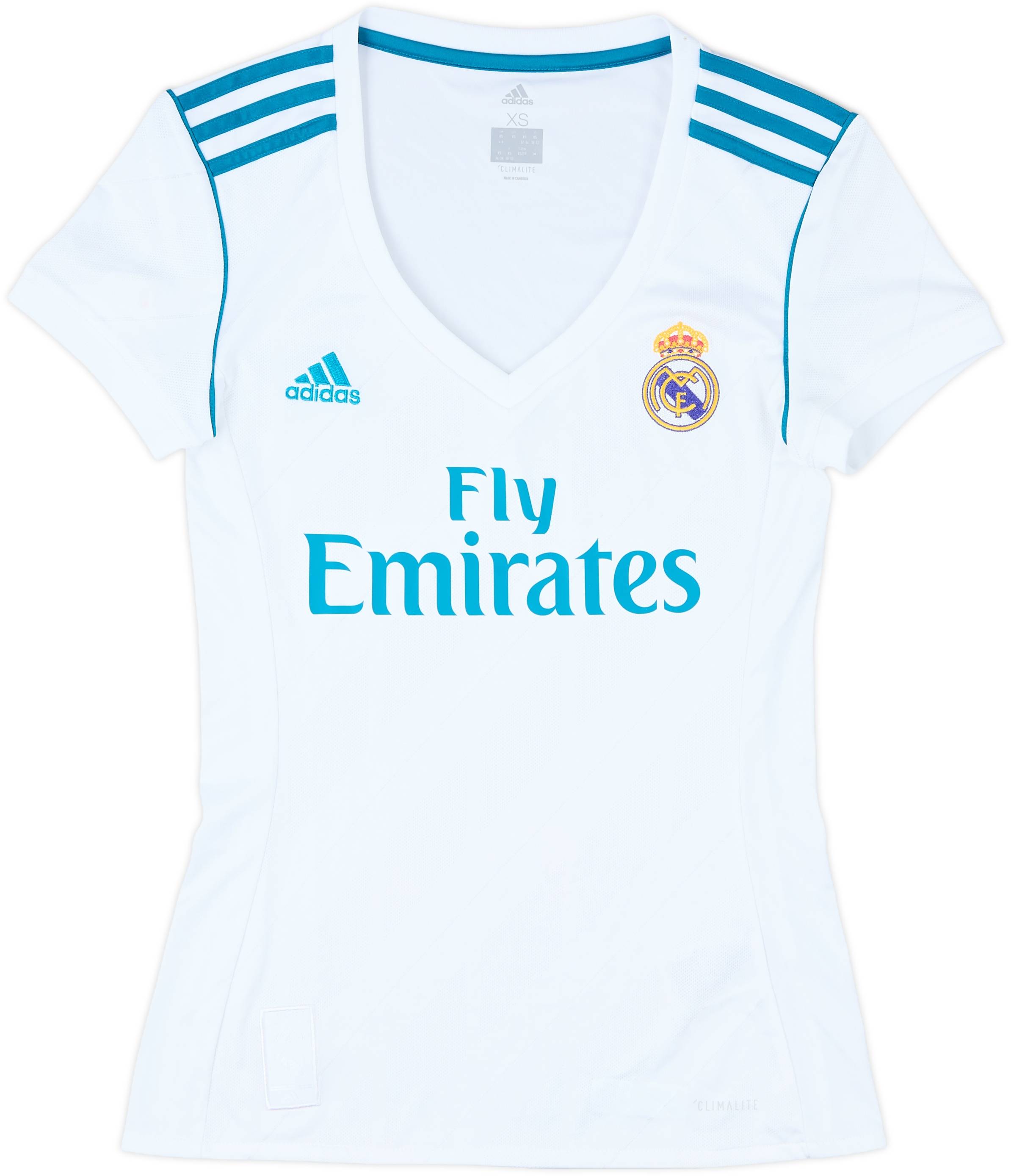 2017-18 Real Madrid Home Shirt - 8/10 - (Women's XS)