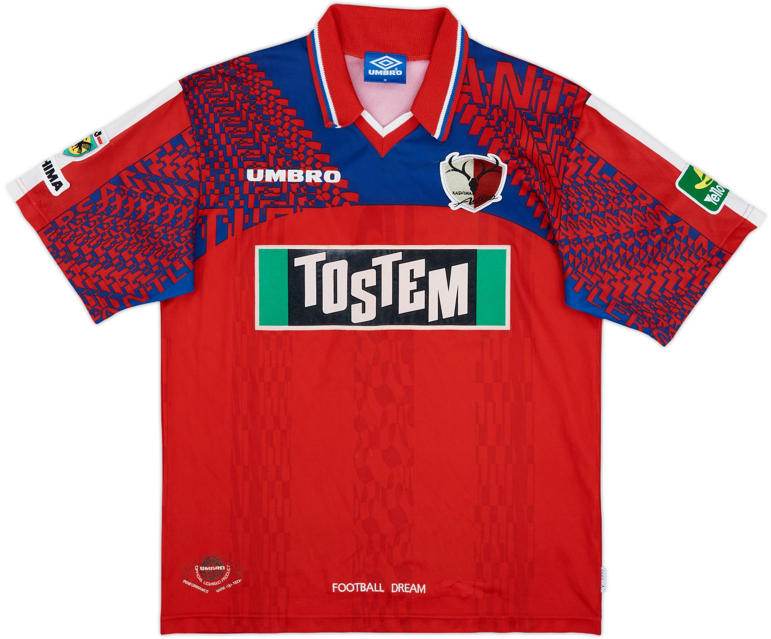 1997 Kashima Antlers Home Shirt - 8/10 - (M)
