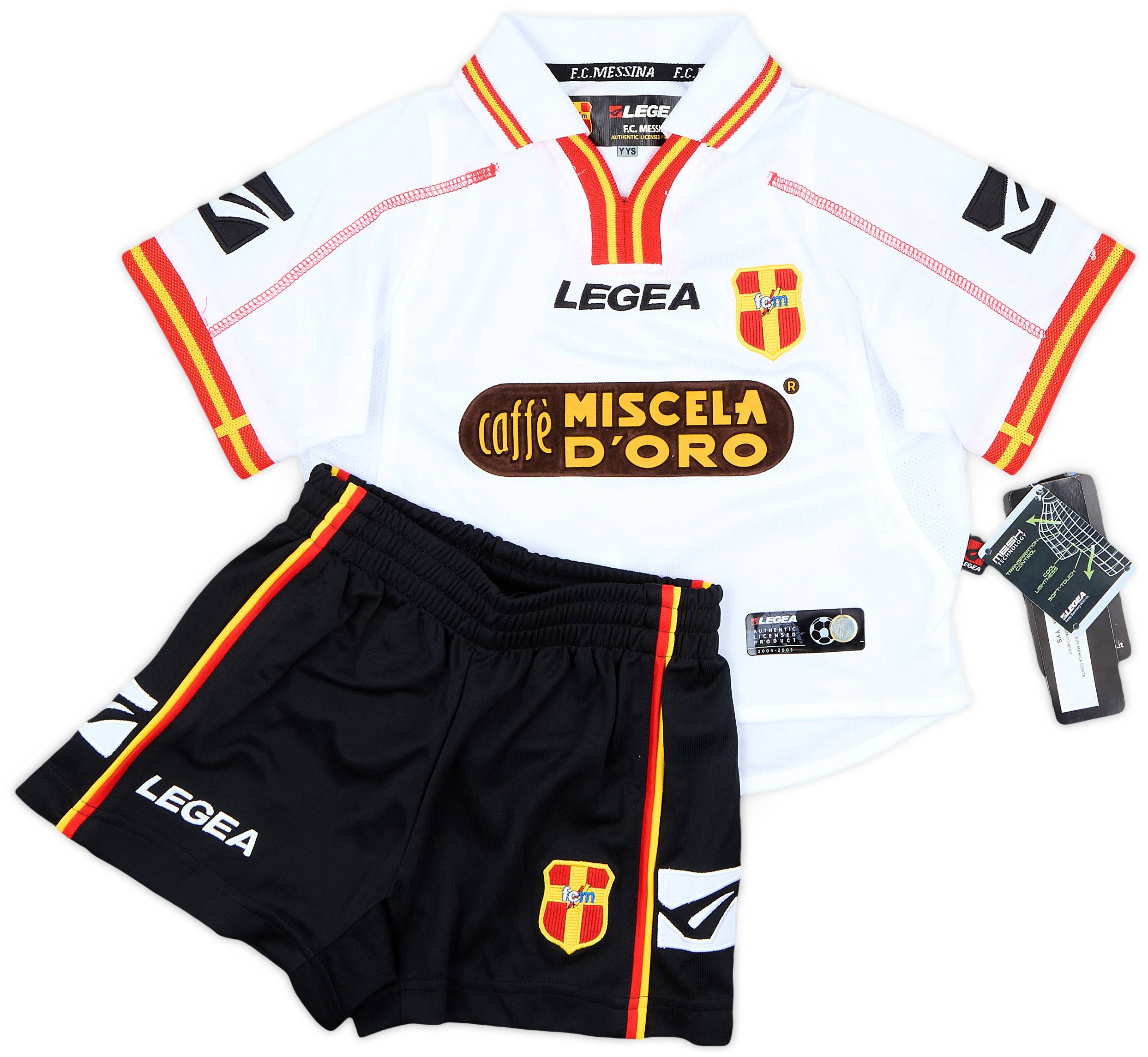 2004-05 Messina Home Shirt and Shorts (5-6 Years)