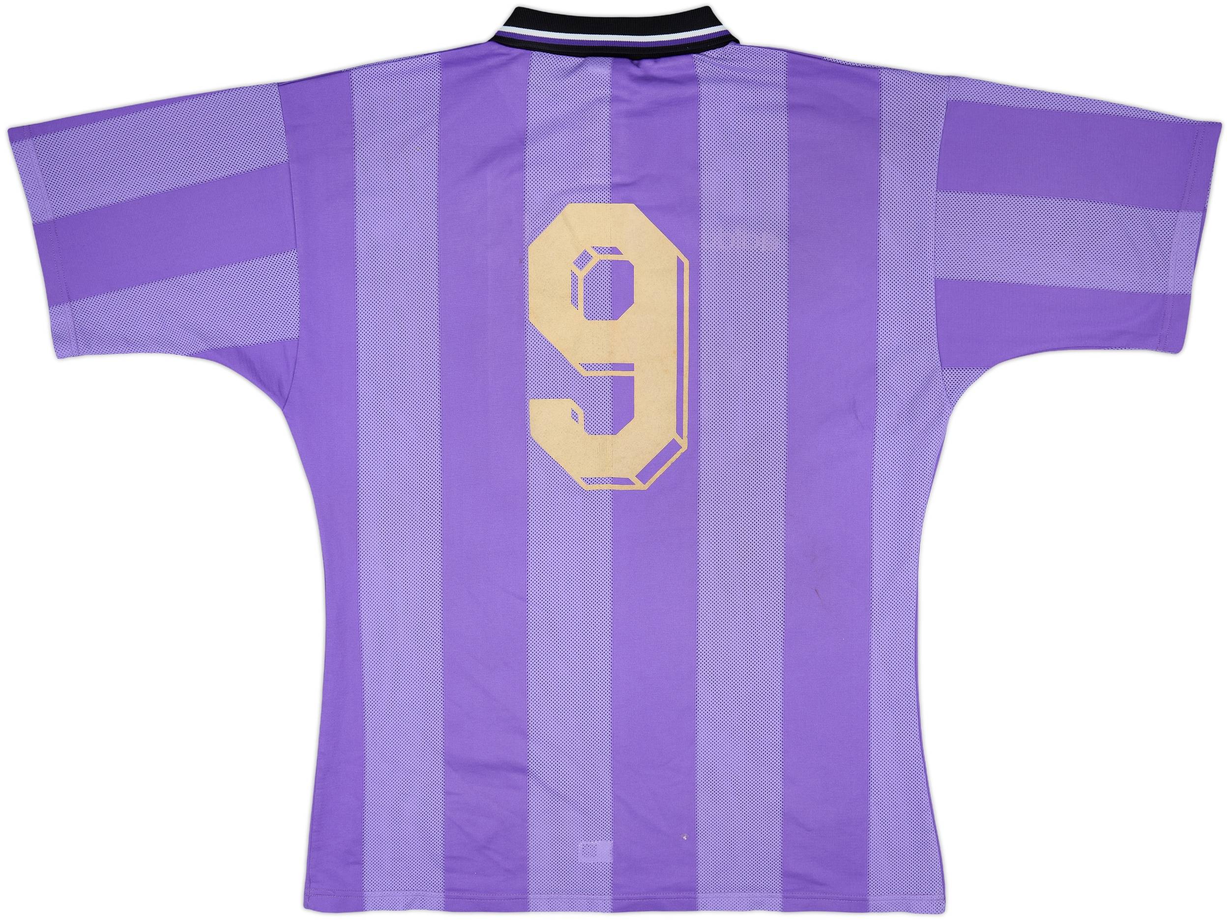 Purple New Rangers Football Top 1994-95 Rangers European Shirt #9